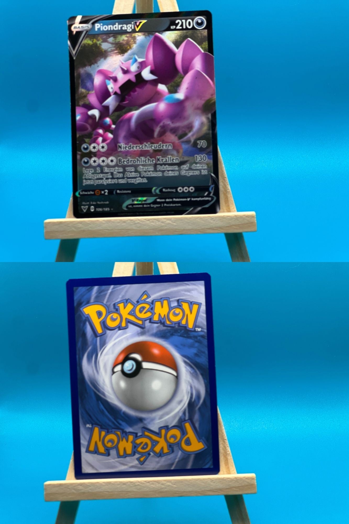 Piondragi V VIV 106 Farbenschock Pokémon Karte Deutsch Near Mint