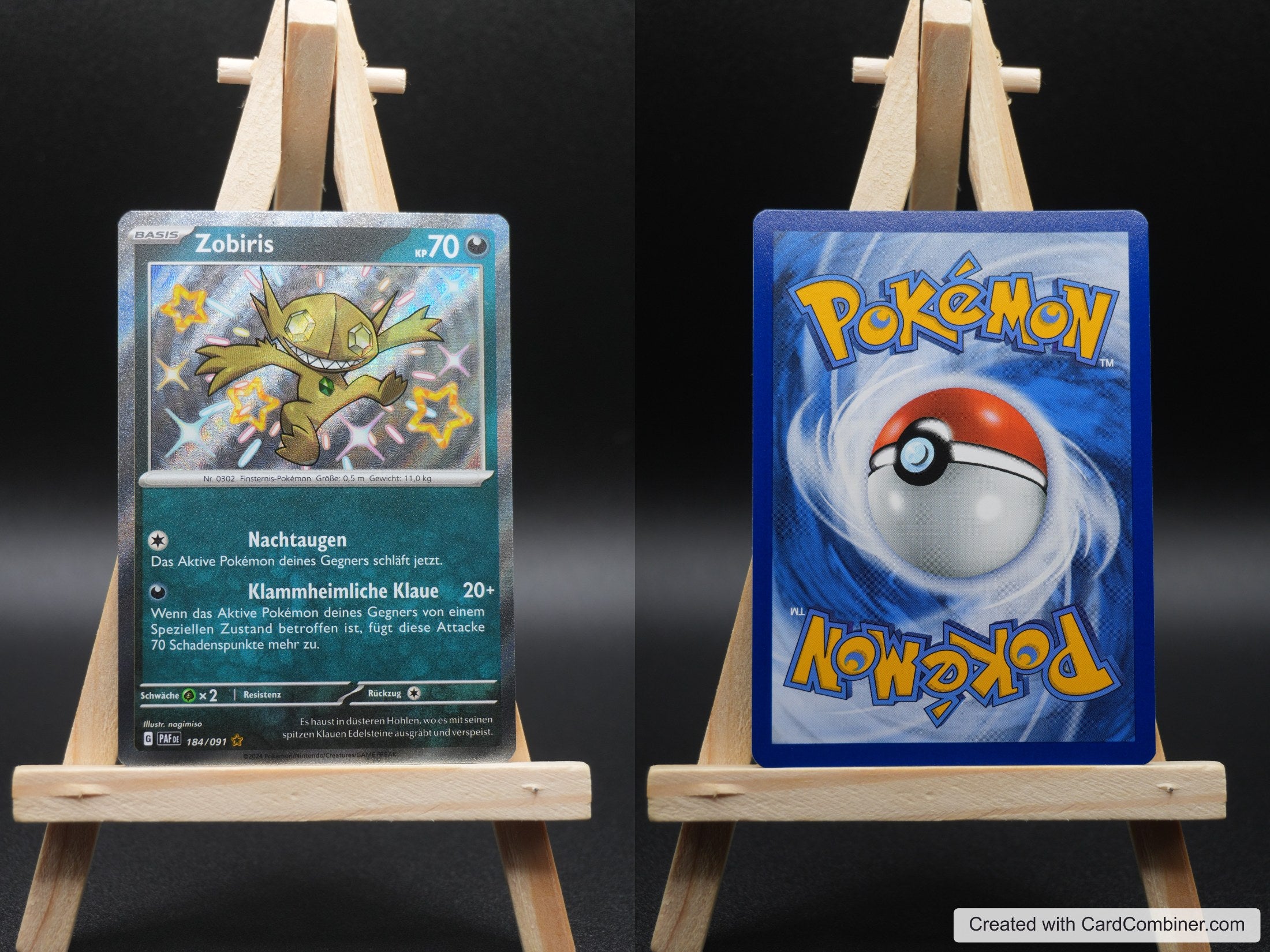 Zobiris PAF 184 Paldeas Schicksale Pokémon Karte Deutsch Near Mint