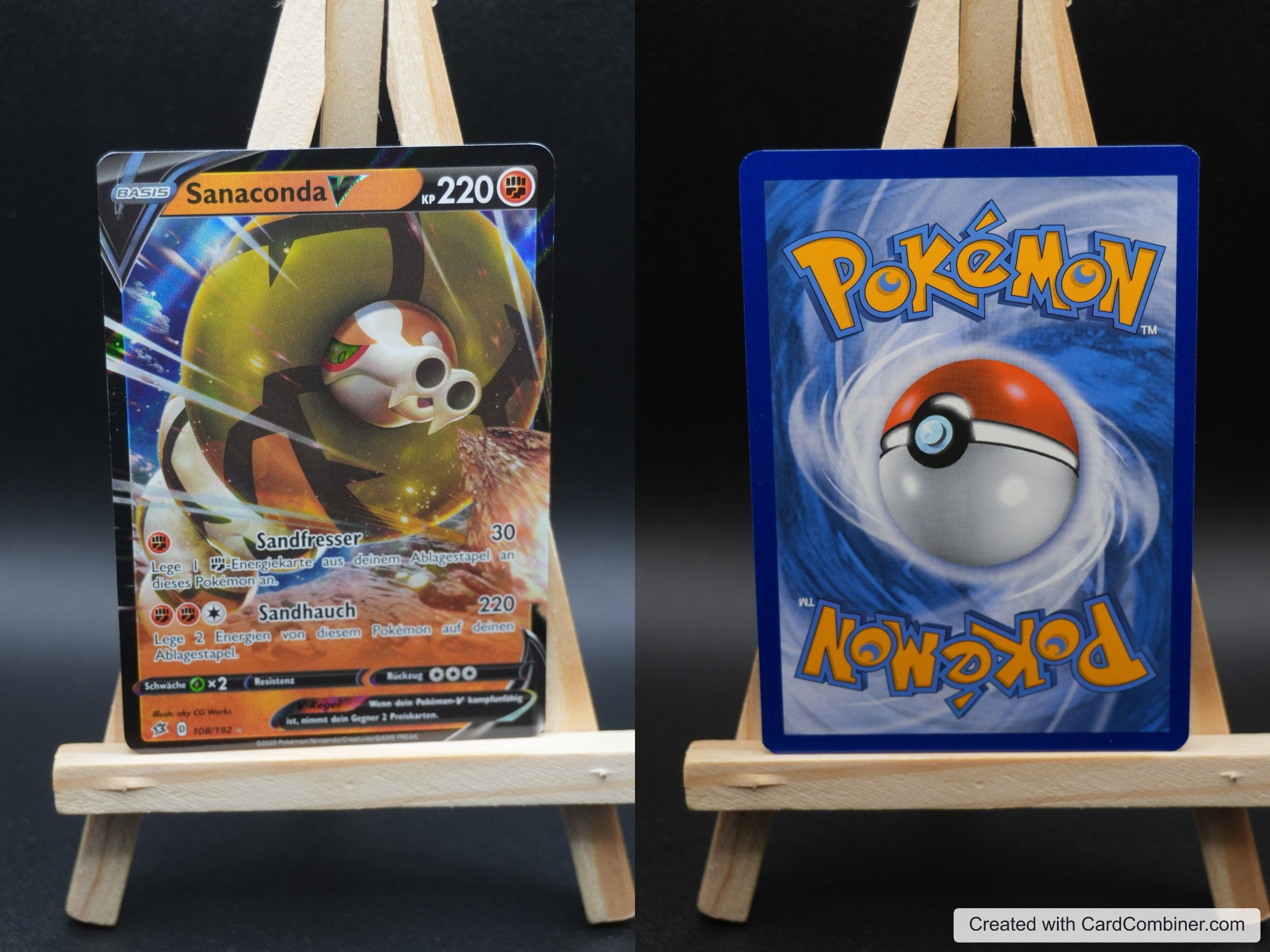 Sanaconda V RCL 108 Clash der Rebellen Pokémon Karte Deutsch Near Mint