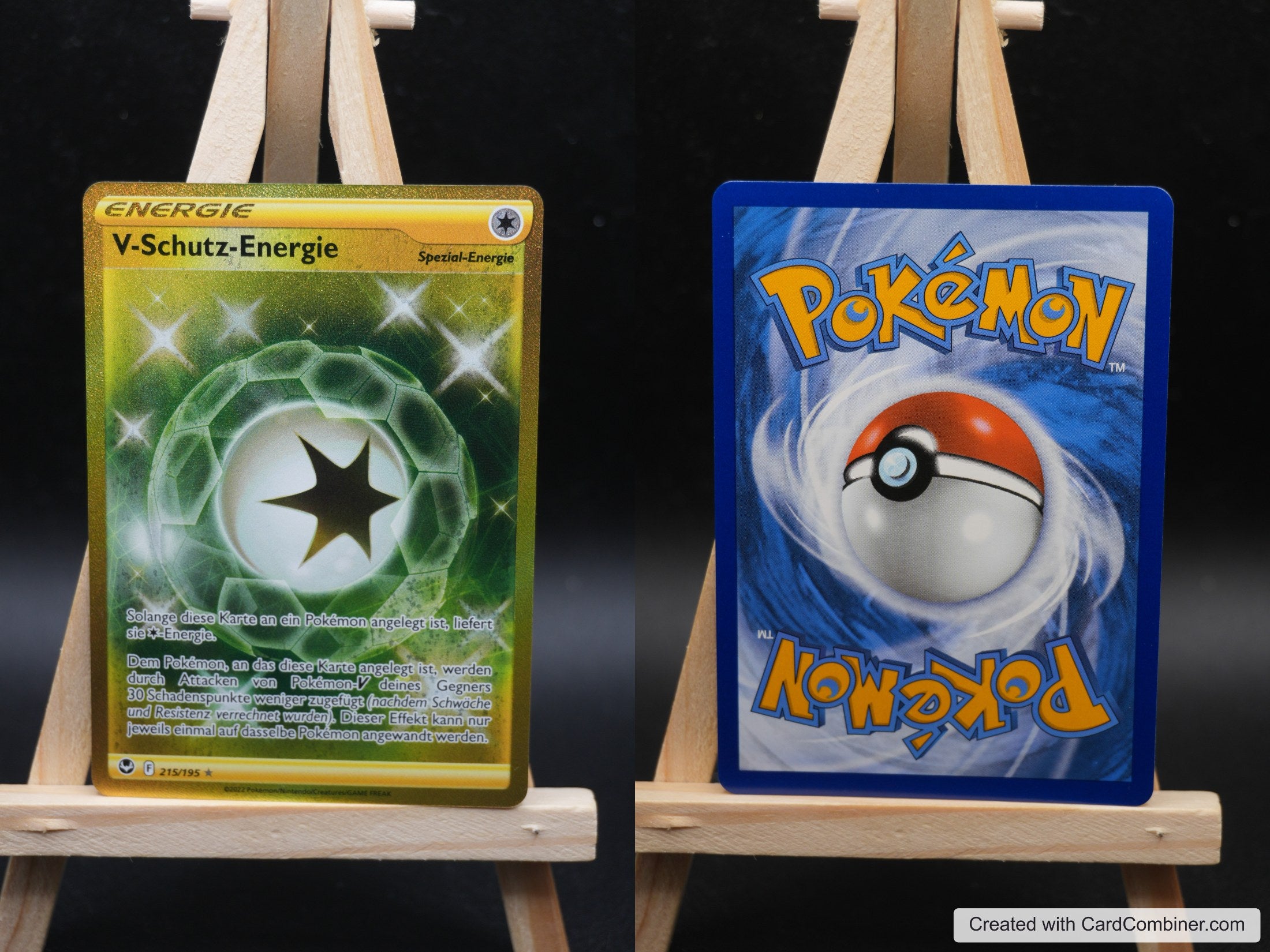 V-Schutz-Energie SIT 215 Silberne Sturmwinde Pokémon Karte Deutsch Near Mint