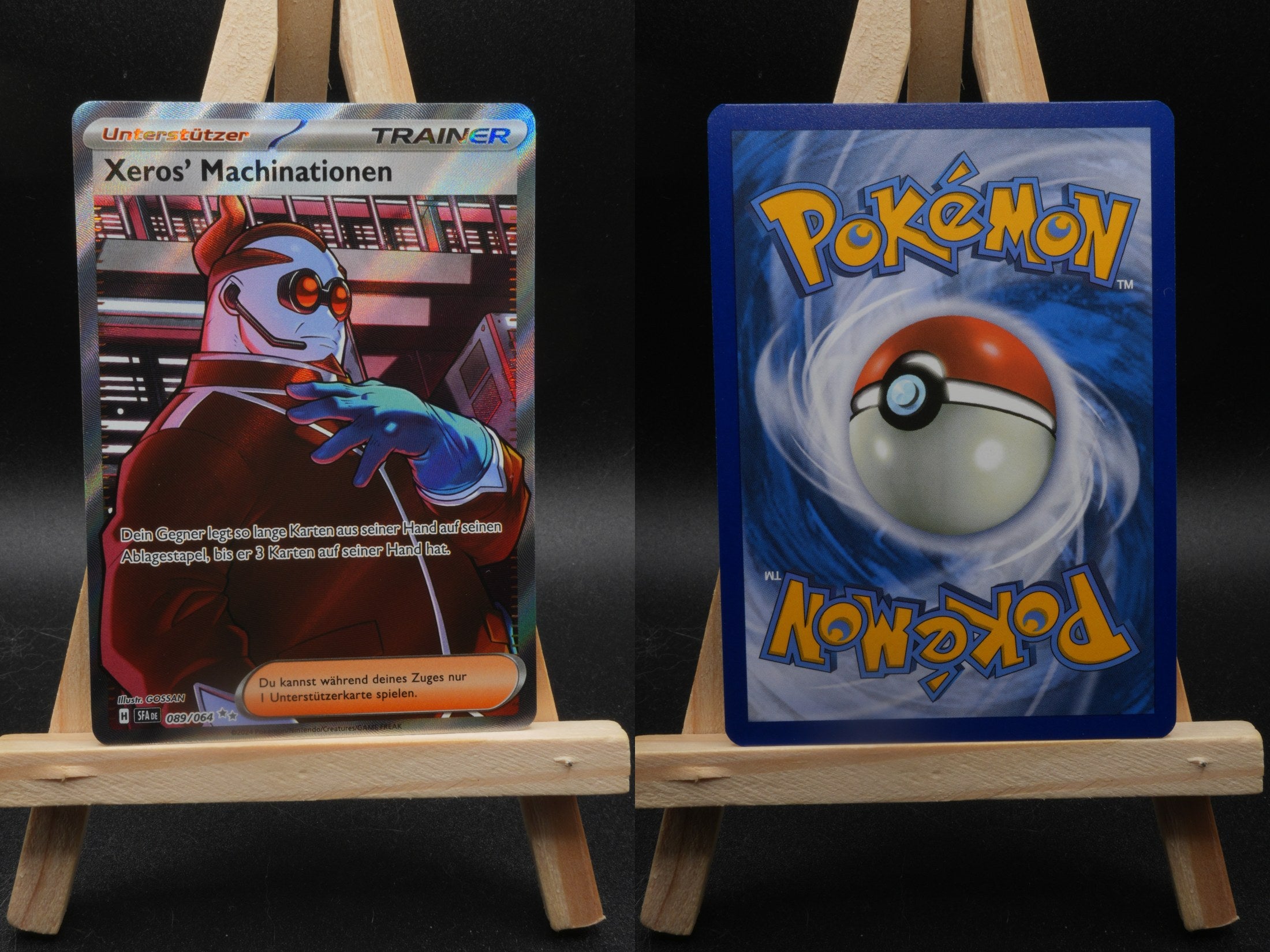 Xeros' Machinationen SFA 089 Nebel der Sagen Pokémon Karte Deutsch Near Mint