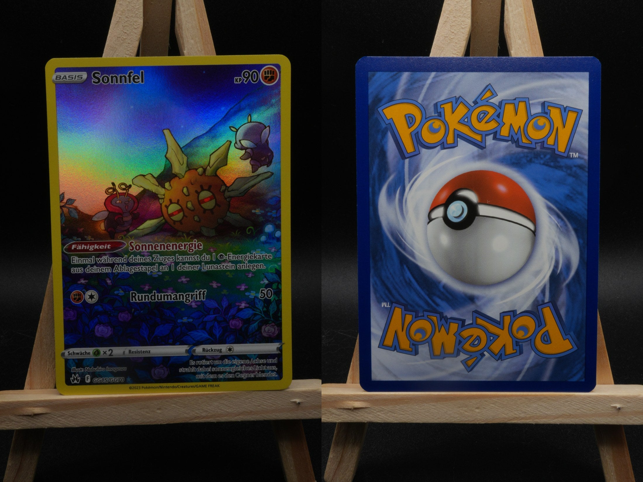 Sonnfel CRZ GG15 Zenit der Könige Pokémon Karte Deutsch Near Mint