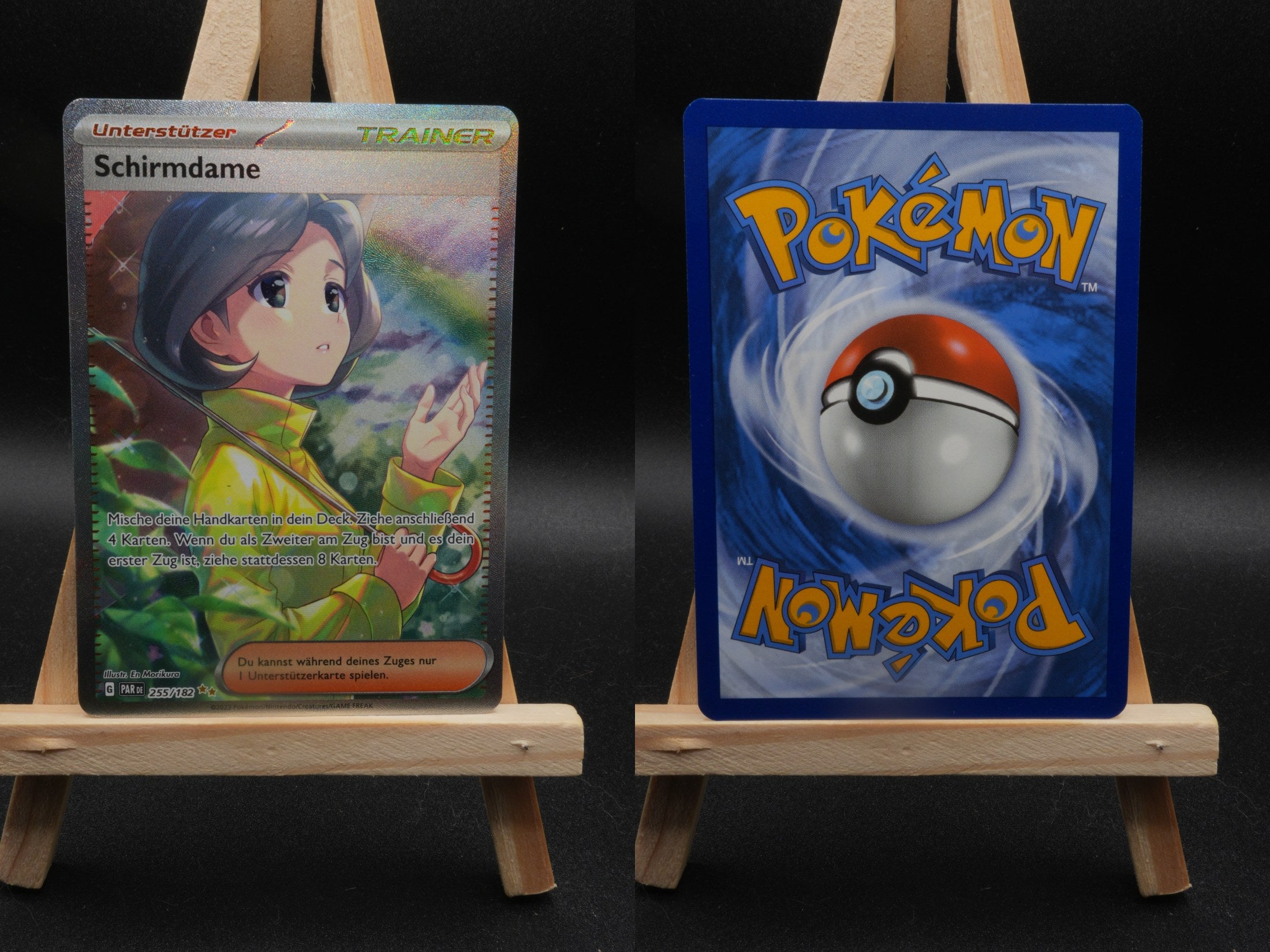 Schirmdame PAR 255 Paradoxrift Pokémon Karte Deutsch Near Mint