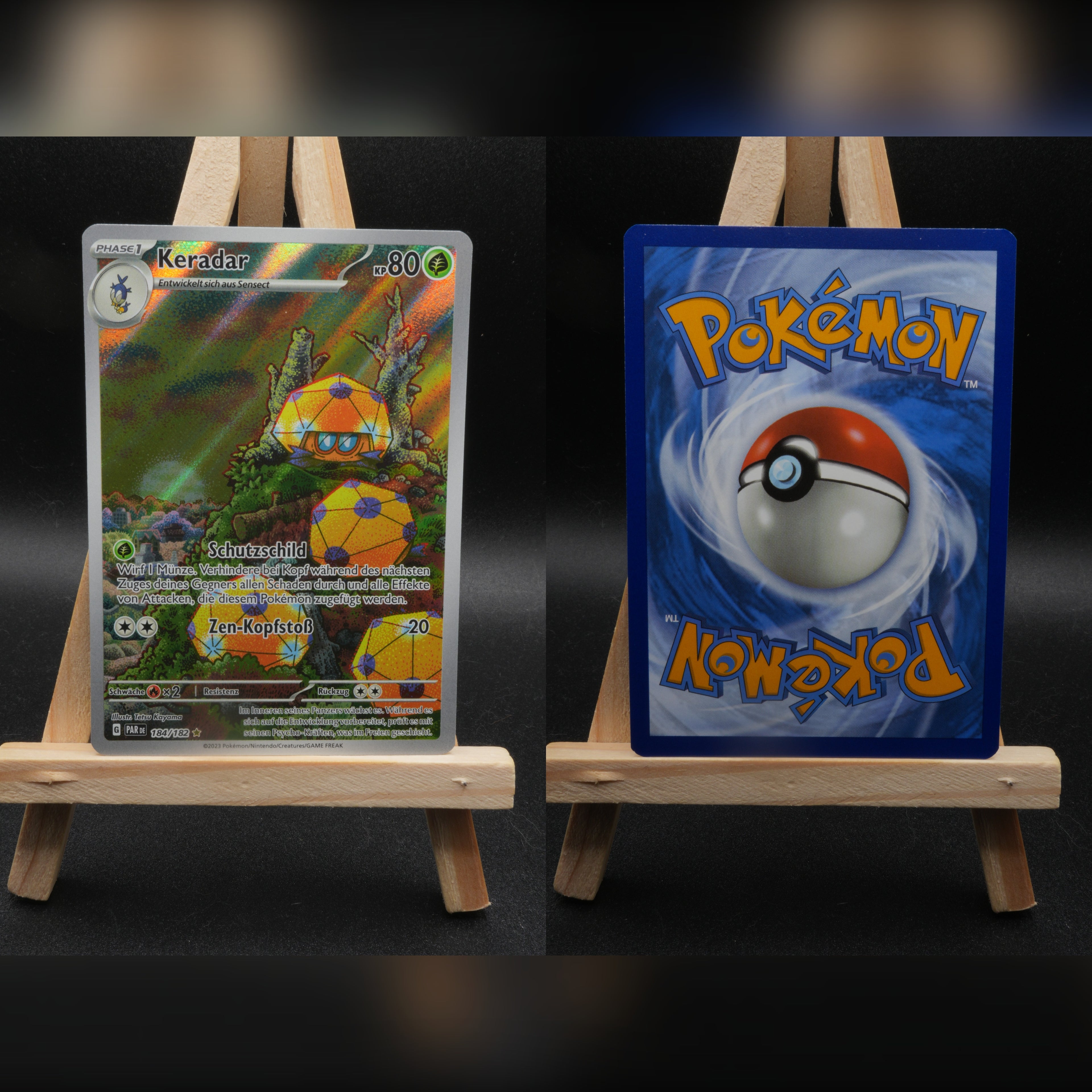Keradar PAR 184 Paradoxrift Pokémon Karte Deutsch Near Mint