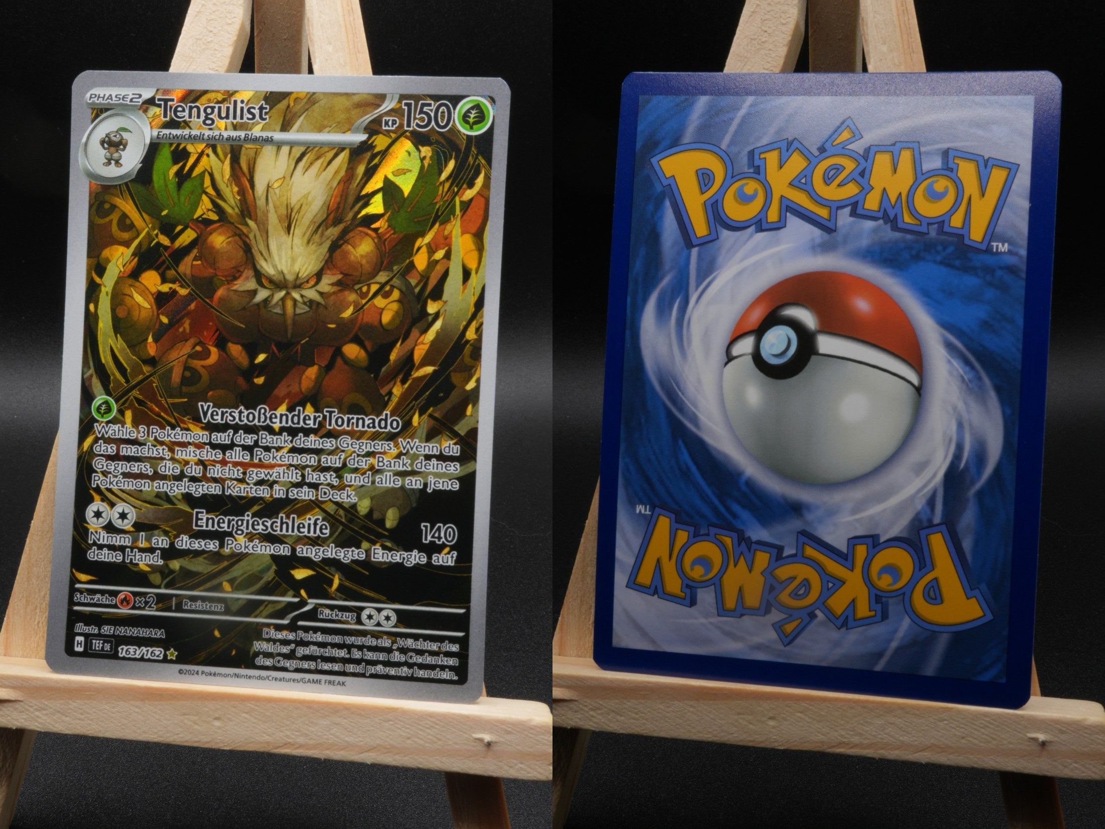 Tengulist TEF 163 Gewalten der Zeit Pokémon Karte Deutsch Near Mint