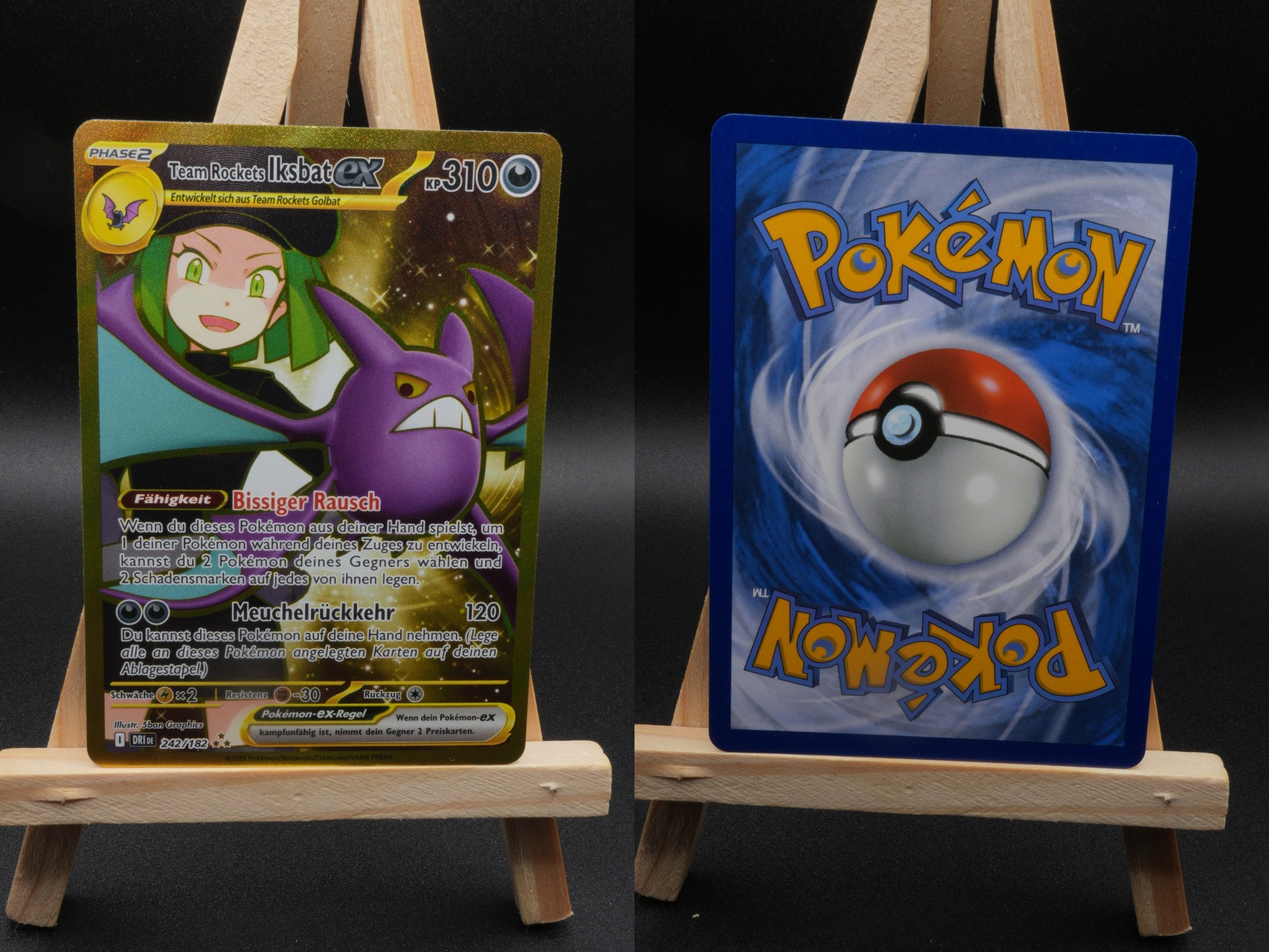Team Rockets Iksbat ex DRI 242 Ewige Rivalen Pokémon Karte Deutsch Near Mint