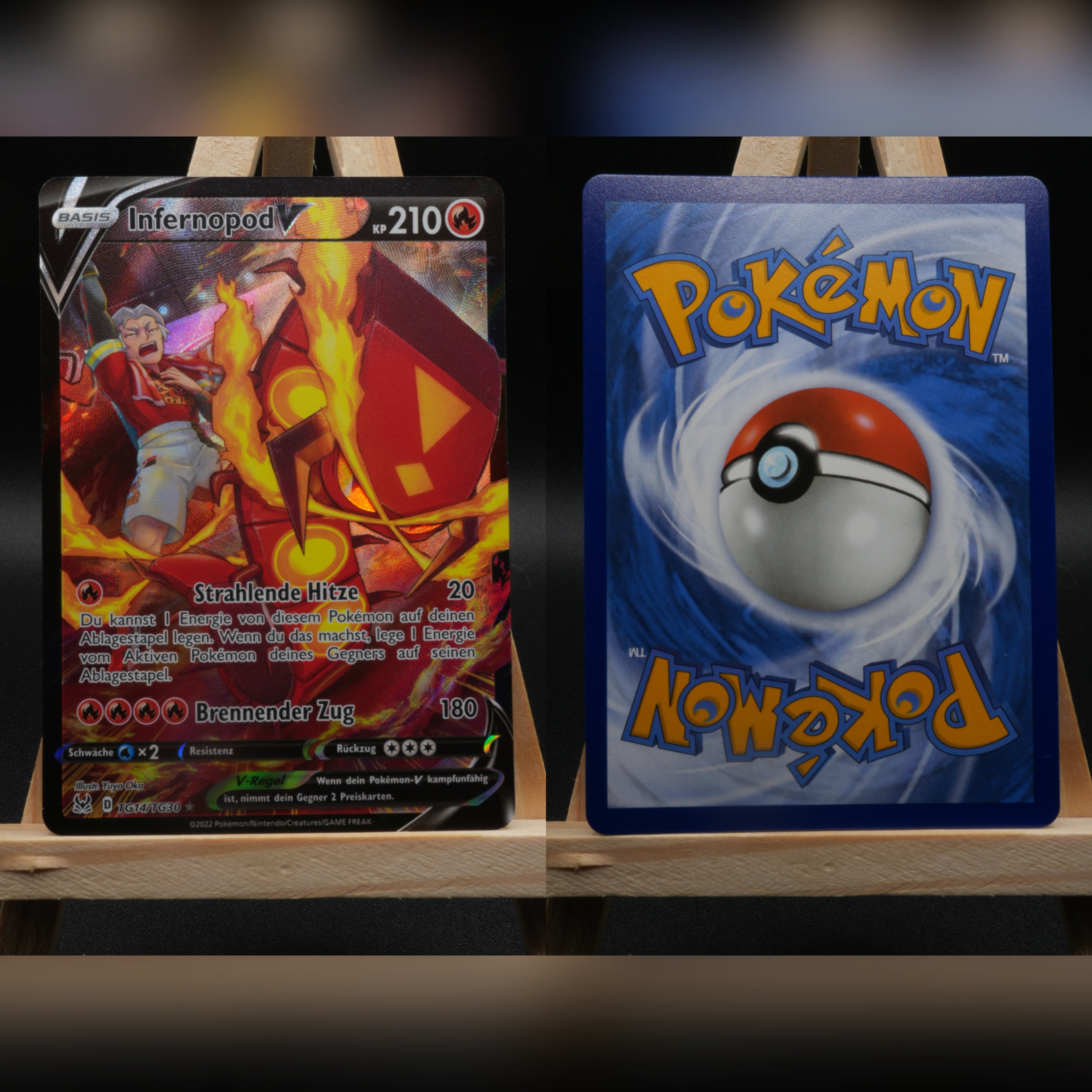 Infernopod V LOR TG14 Verlorener Ursprung Pokémon Karte Deutsch Near Mint