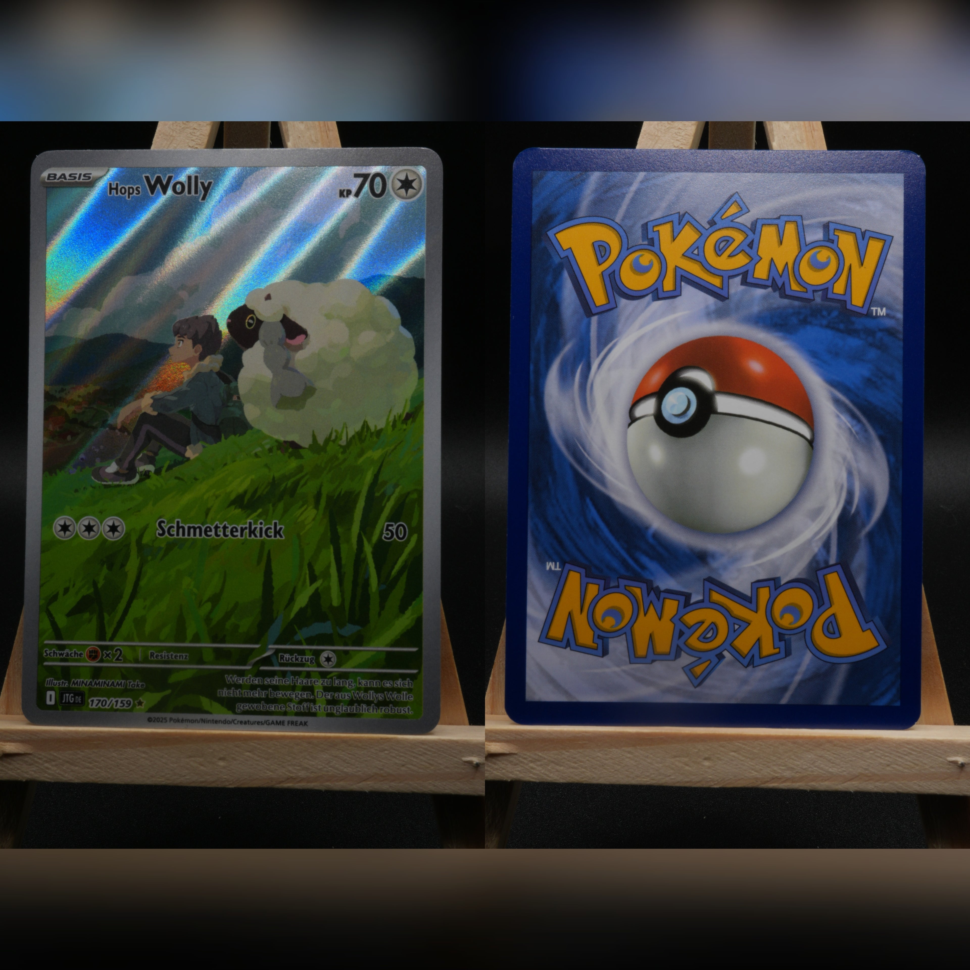 Hops Wolly JTG 170 Reisegefährten Pokémon Karte Deutsch Near Mint