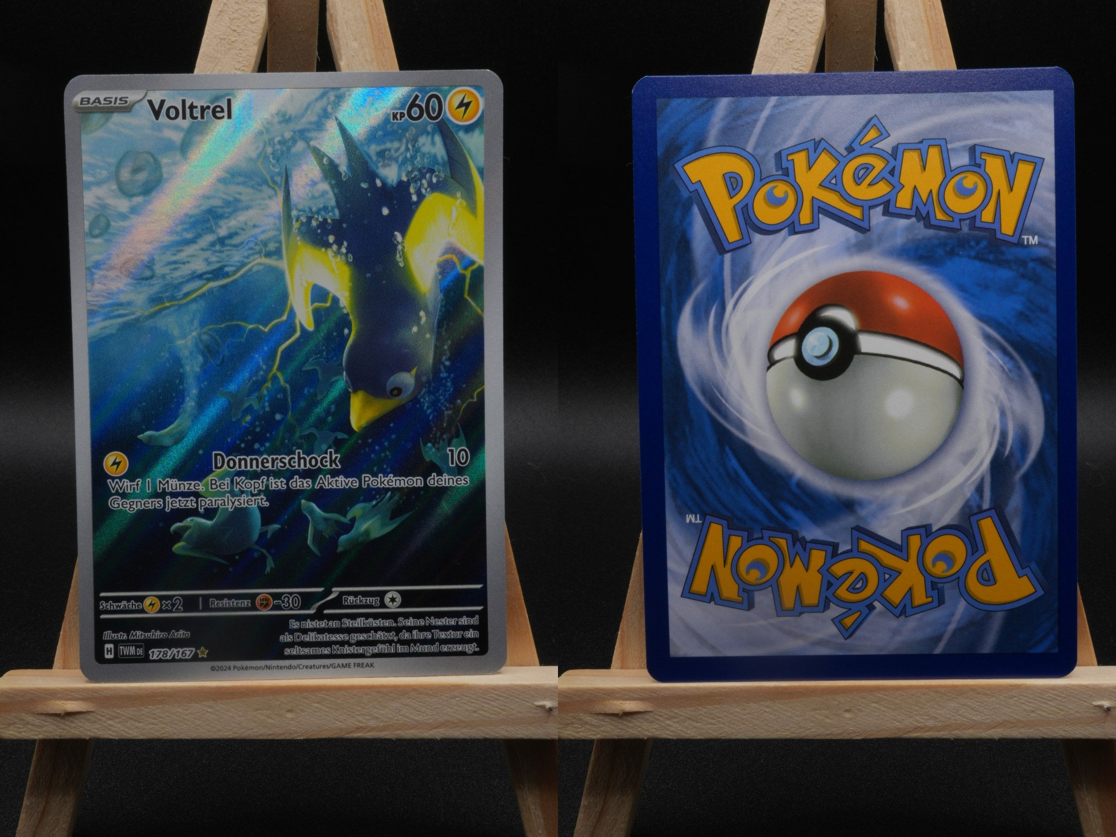 Voltrel TWM 178 Maskerade im Zwielicht Pokémon Karte Deutsch Near Mint