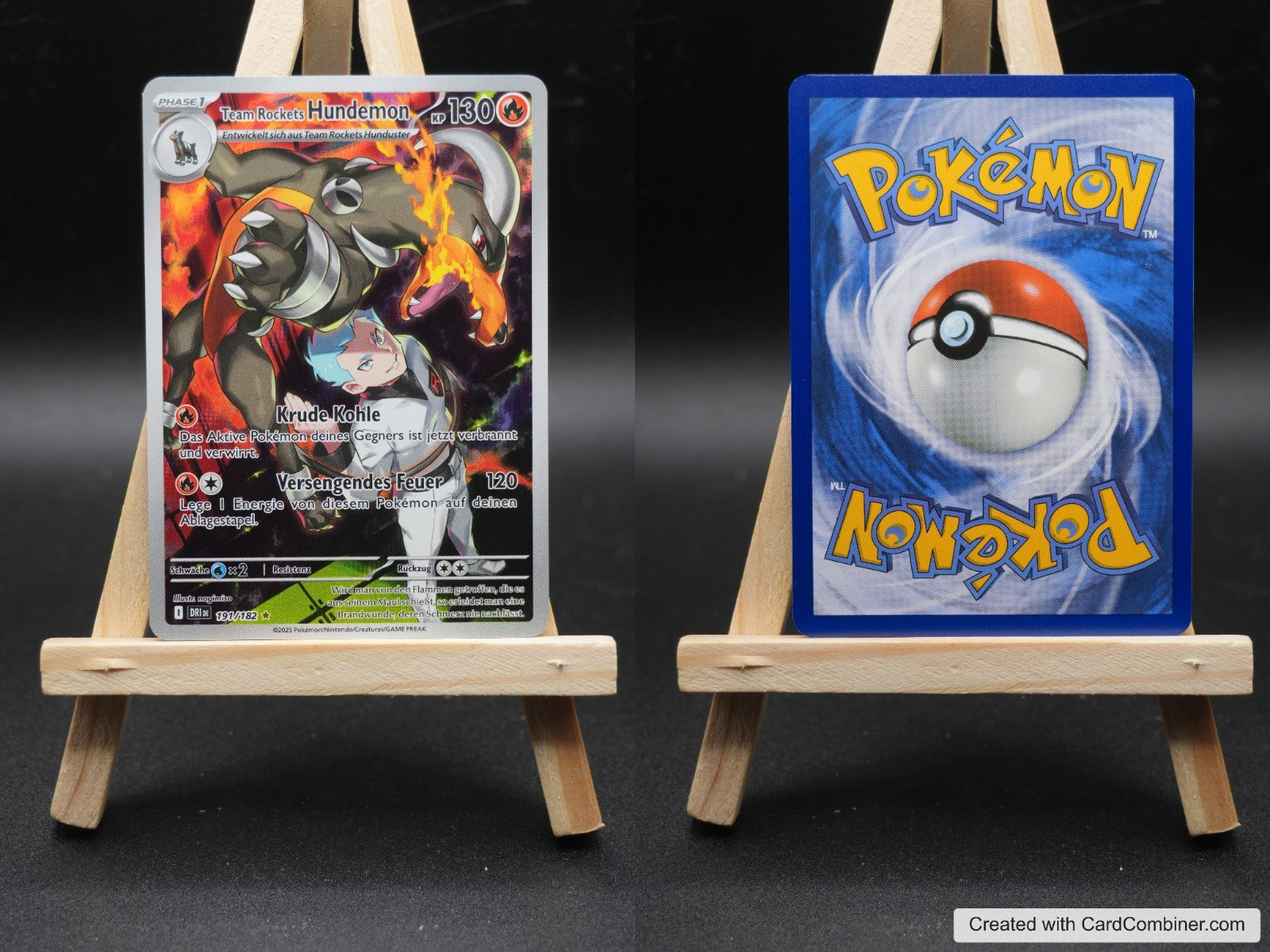 Team Rocket’s Hundemon DRI 191 Ewige Rivalen Pokémon Karte Deutsch