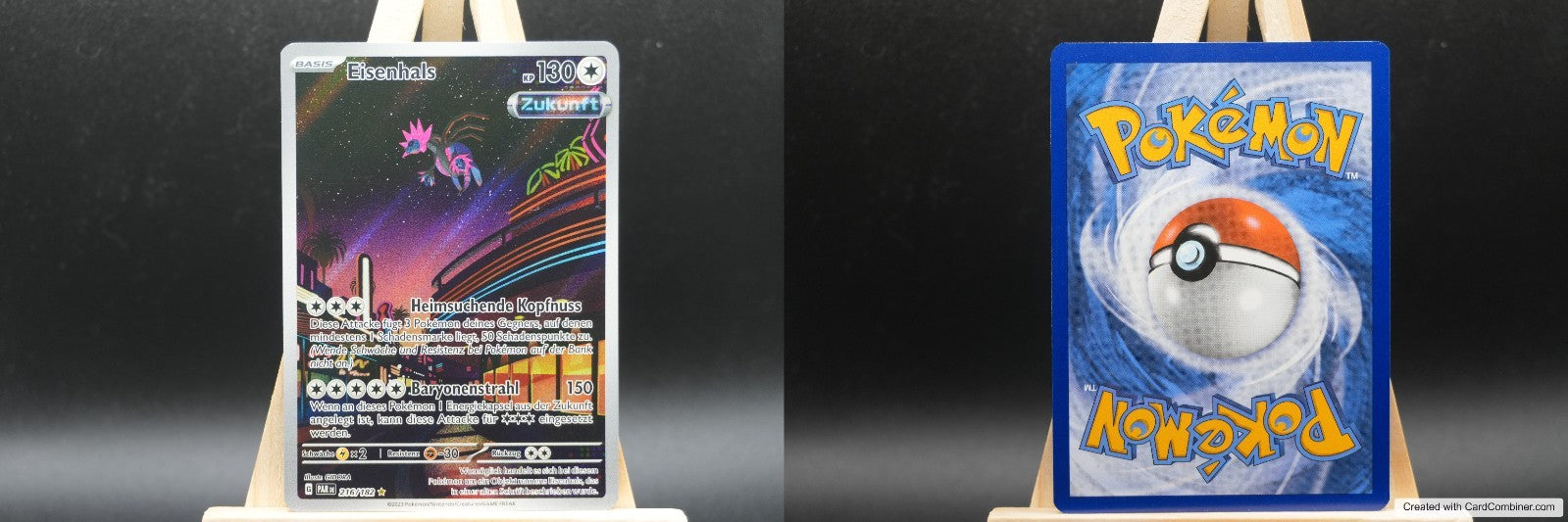 Eisenhals PAR 216 Paradoxrift Pokémon Karte Deutsch Near Mint