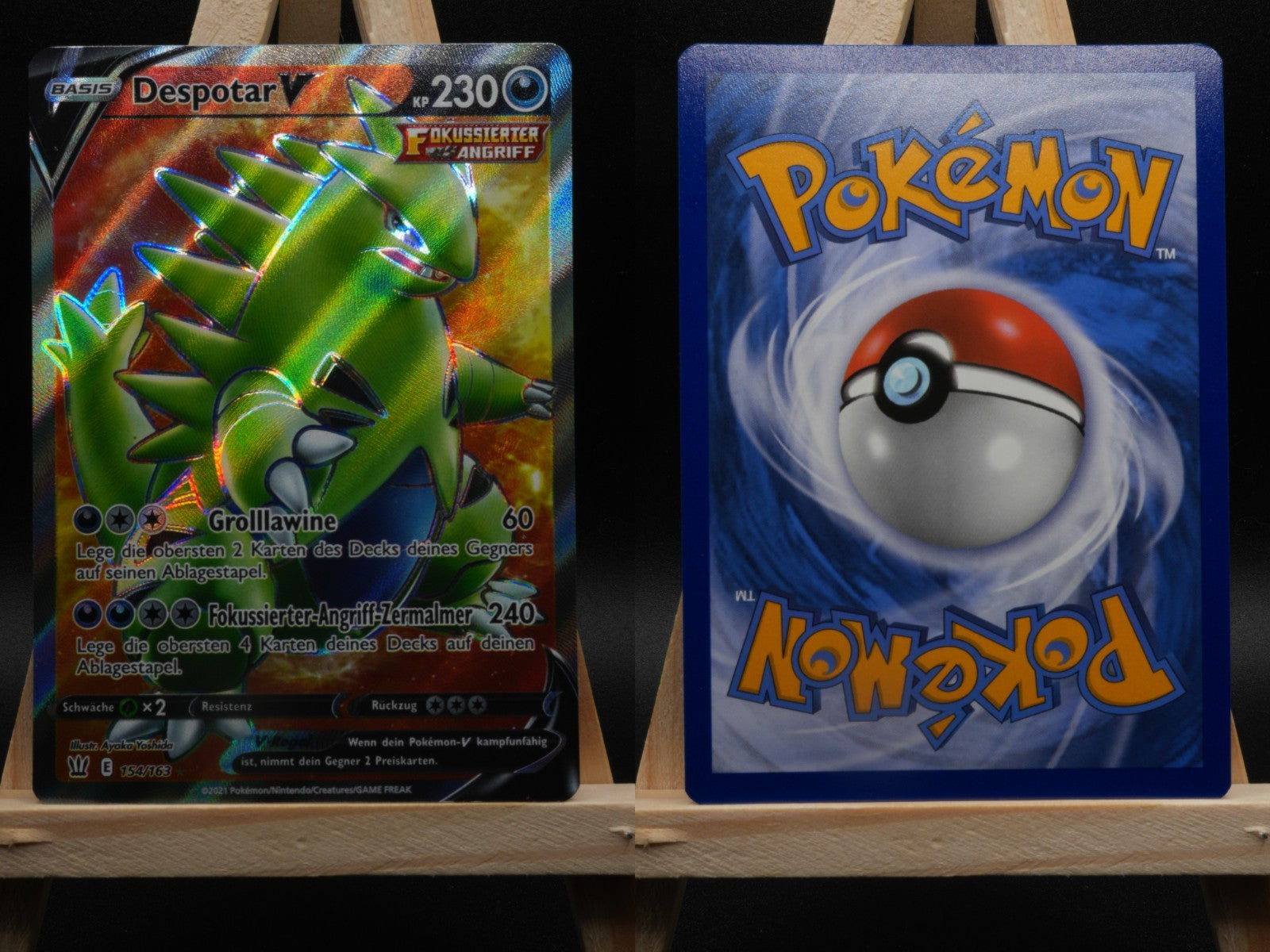 Despotar 154/163 Ultra Rare Kampfstile DE NM Pokémon