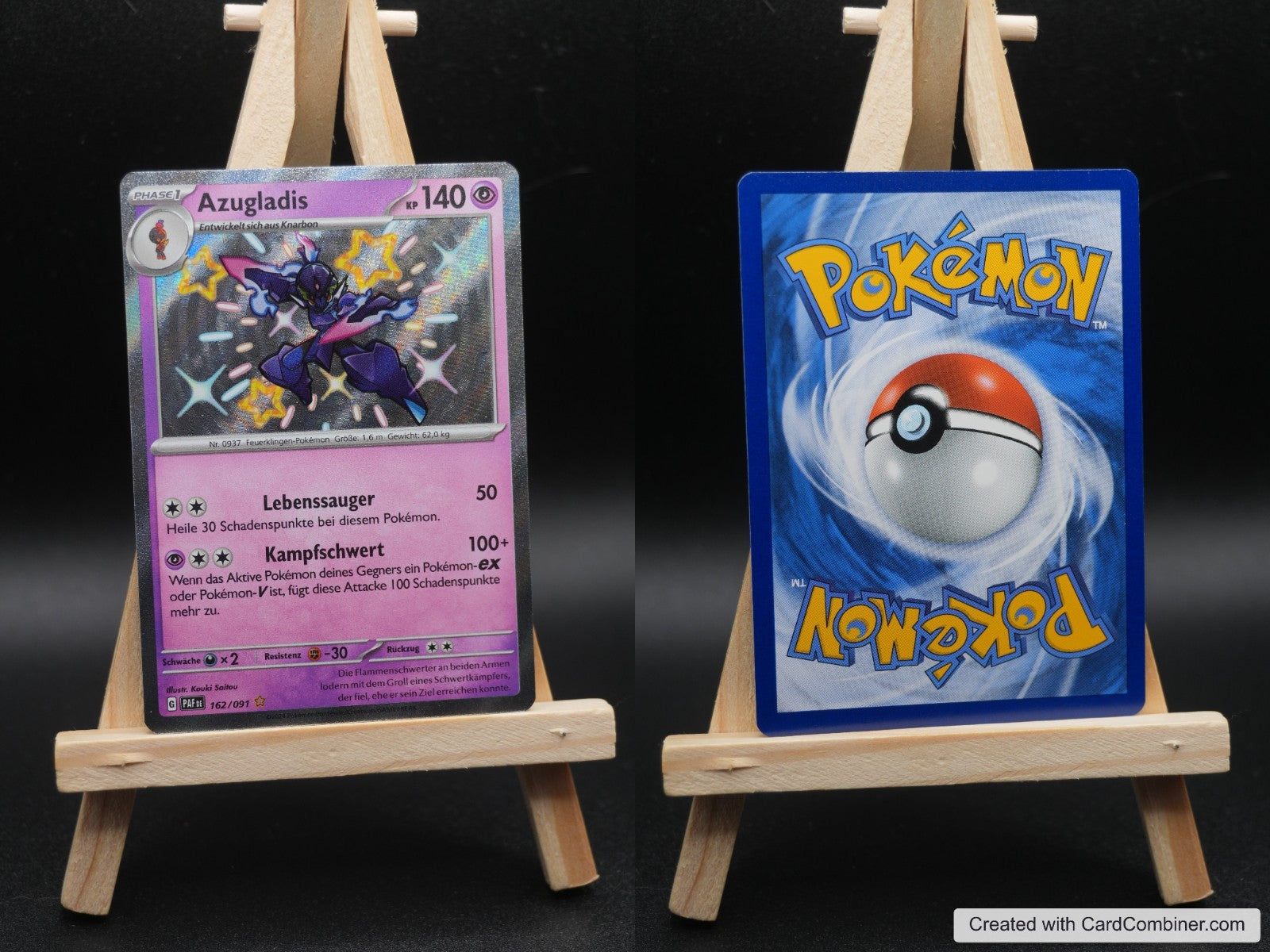 Azugladis PAF 162 Paldeas Schicksale Pokémon Karte Deutsch Near Mint
