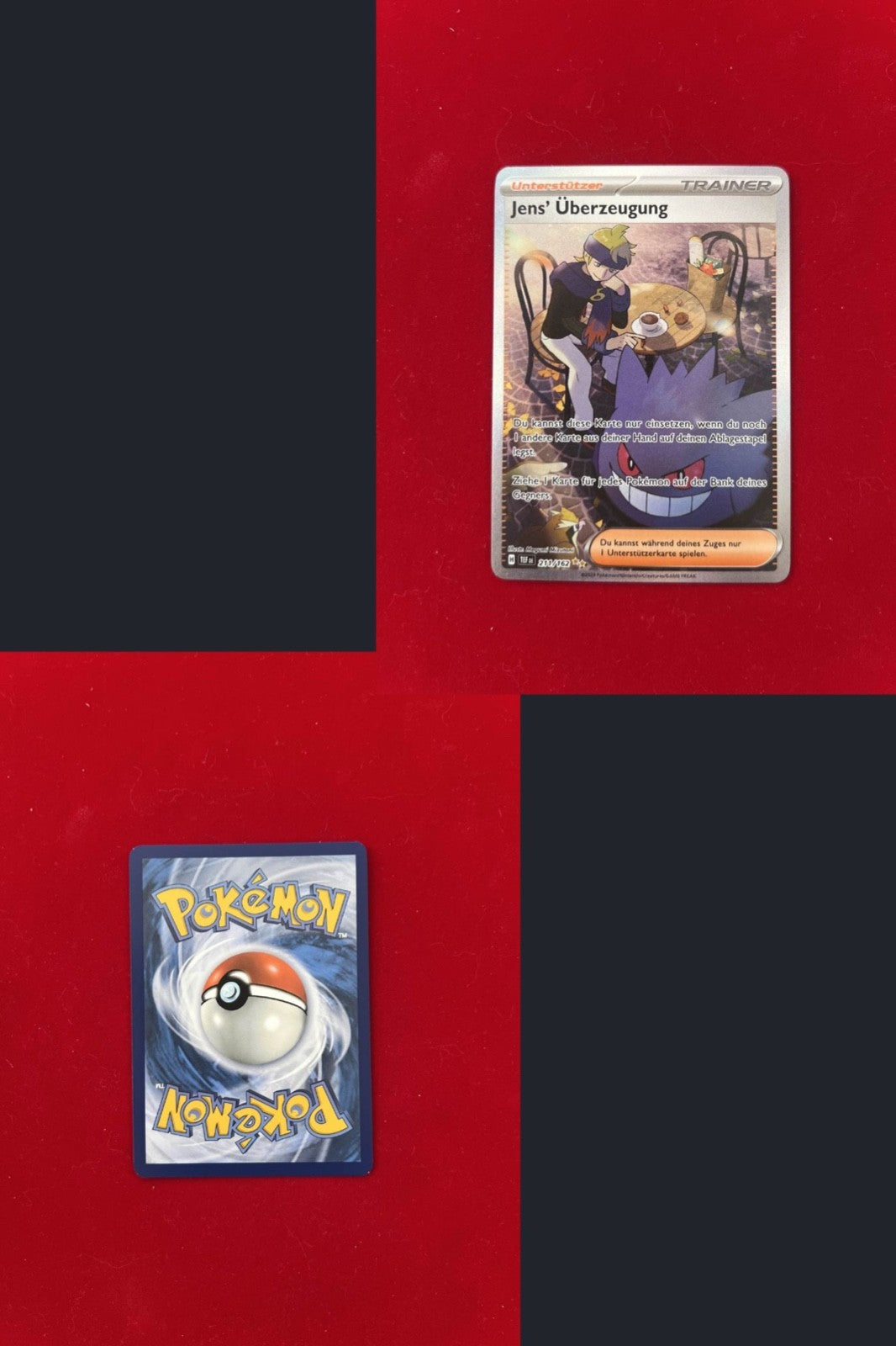 Jens’ Überzeugung Alt Art 211/162 Gewalten der Zeit Pokémon Deutsch NM