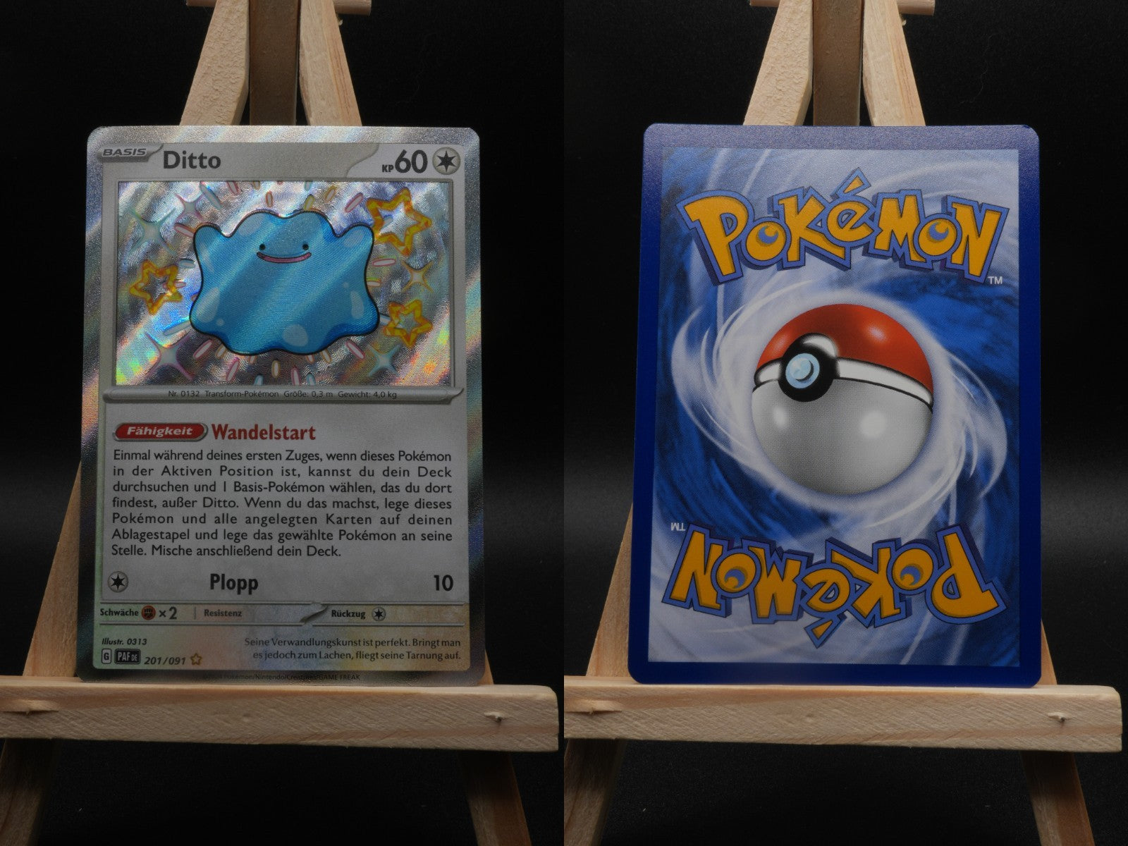 Ditto PAF 201 Paldeas Schicksale Pokémon Karte Deutsch Near Mint