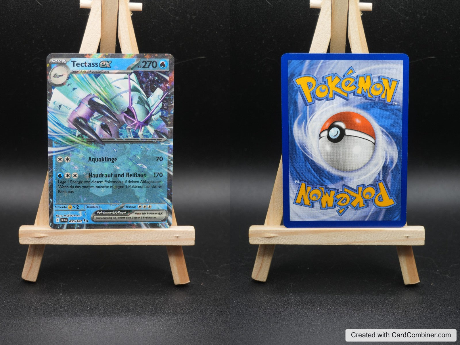Tectass ex PAR 050 Paradoxrift Pokémon Karte Deutsch Near Mint