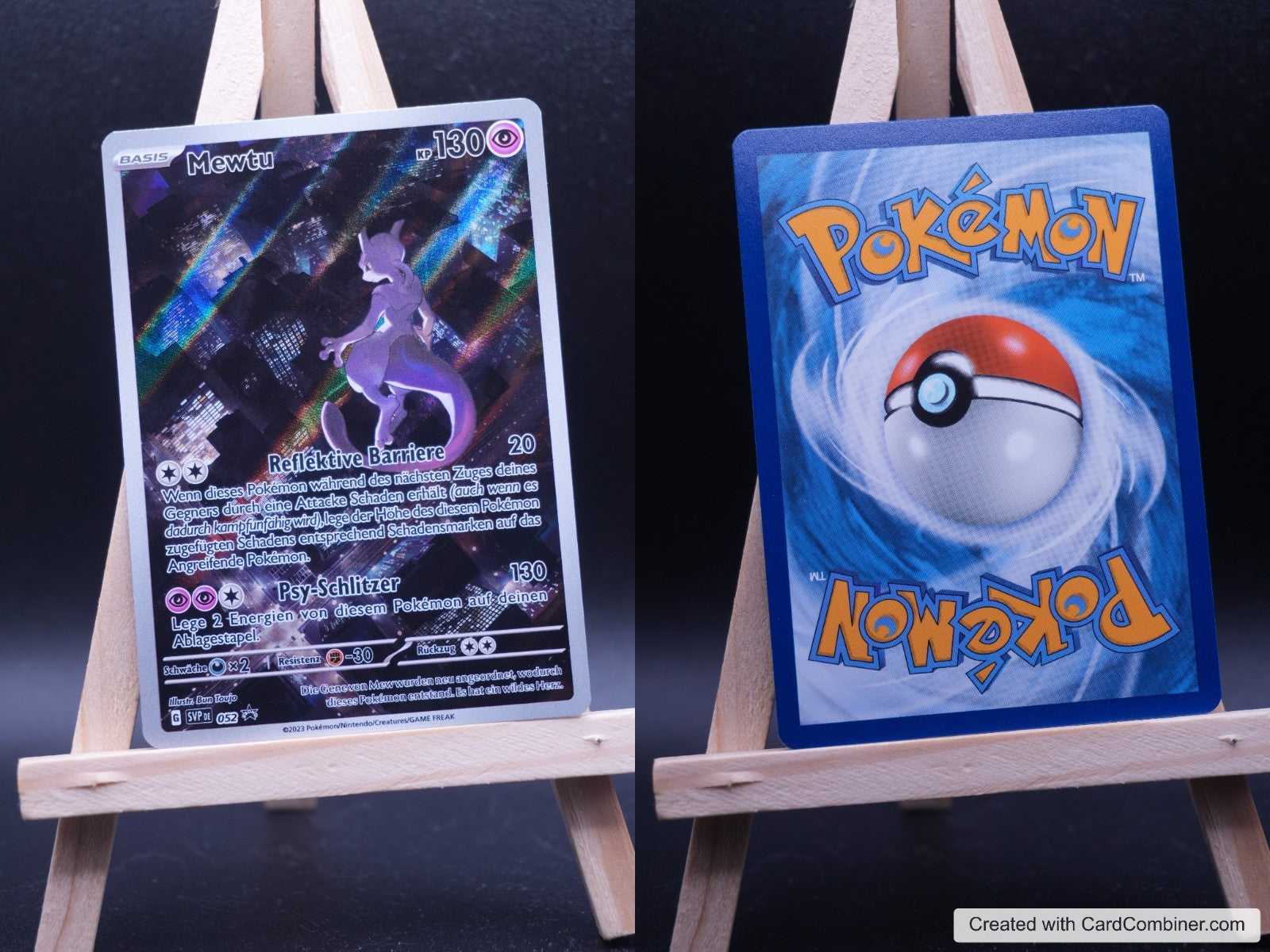 Mewtu SVP 052 SV Black Star Promos Pokémon Karte Deutsch Near Mint