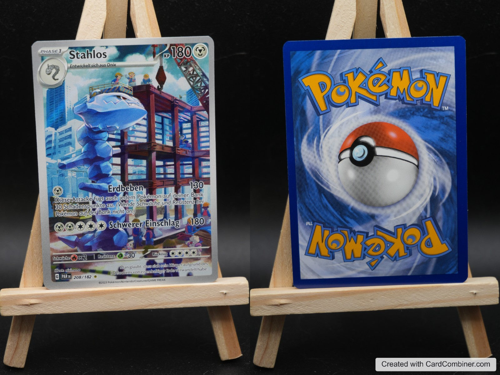 Stahlos PAR 208 Paradoxrift Pokémon Karte Deutsch Near Mint