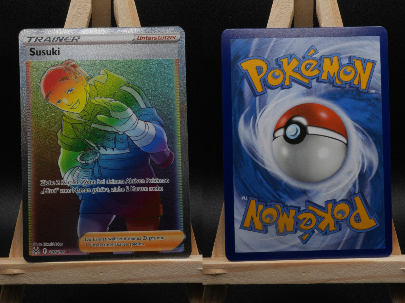 Susuki 207/196 Rainbow Rare Verlorener Ursprung DE NM Pokémon
