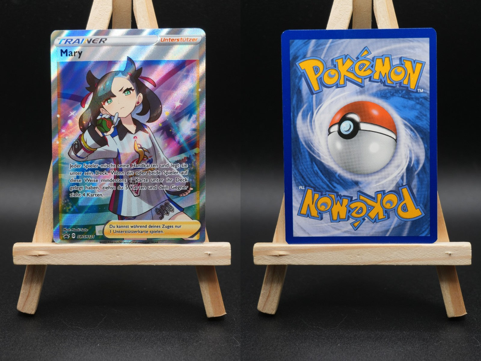 Mary SWSH 121 SWSH Black Star Promos Pokémon Karte Deutsch Near Mint