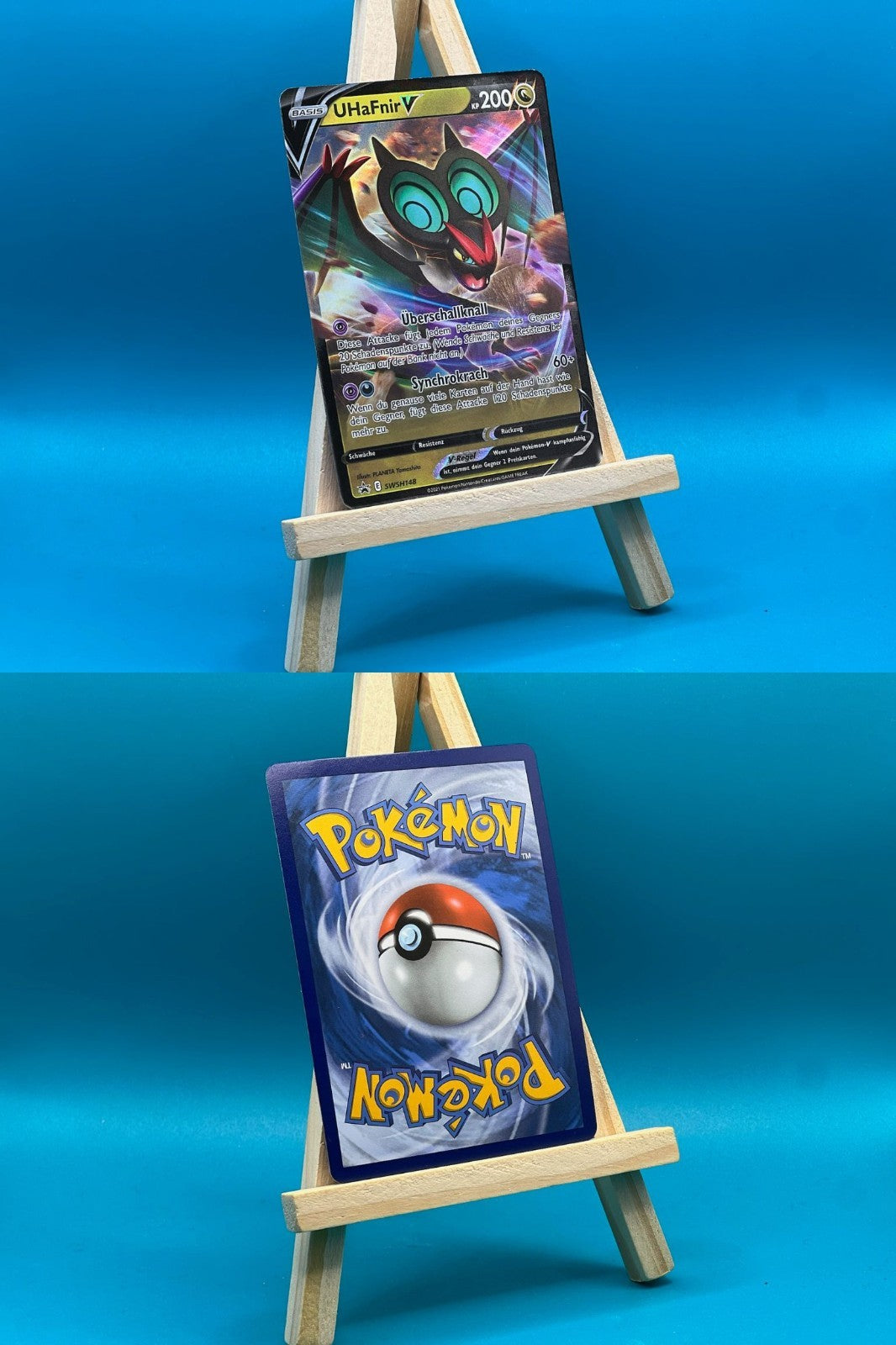UHaFnir V SWSH 148 SWSH Black Star Promos Pokémon Karte Deutsch Near Mint