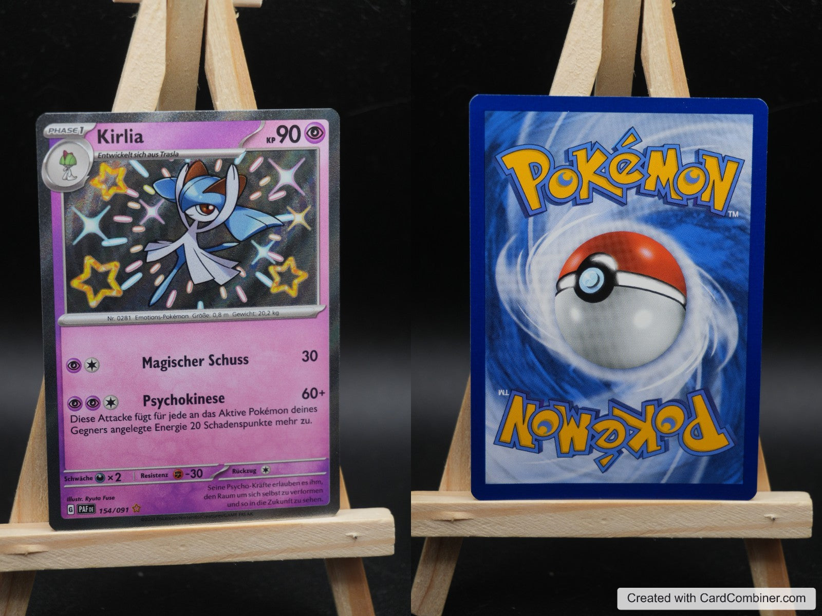 Kirlia PAF 154 Paldeas Schicksale Pokémon Karte Deutsch Near Mint