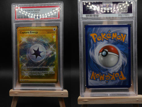 Caputre Energy 201/189 Secret Rare Flammende Finsternis EN NM Pokémon PSA 9