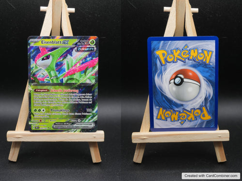 Eisenblatt ex TEF 025 Gewalten der Zeit Pokémon Karte Deutsch Near Mint
