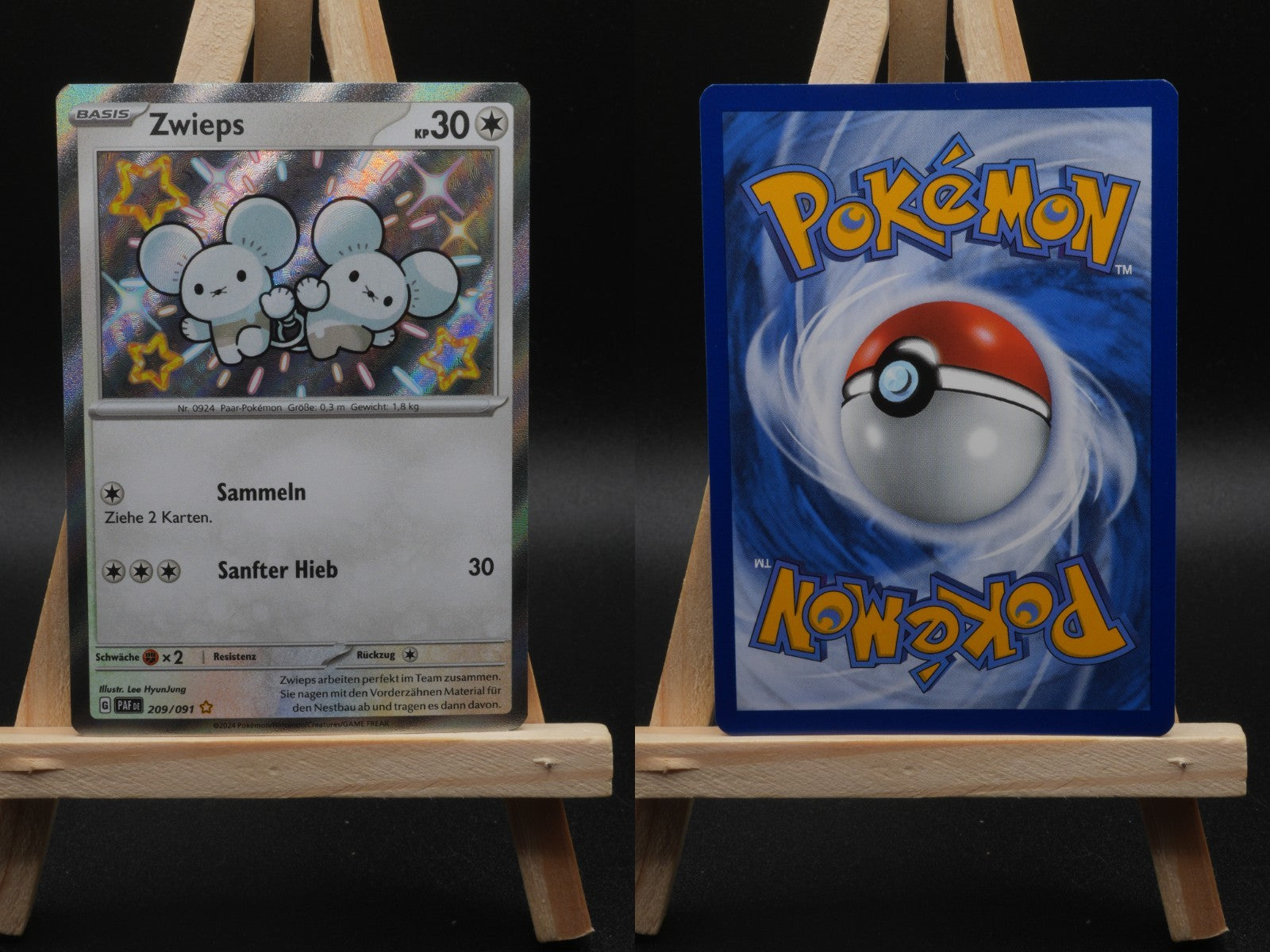 Zwieps PAF 209 Paldeas Schicksale Pokémon Karte Deutsch Near Mint