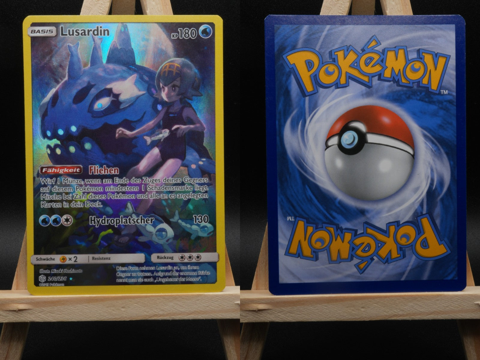 Lusardin 240/236 Illustration Rare Welten im Wandel DE NM Pokémon