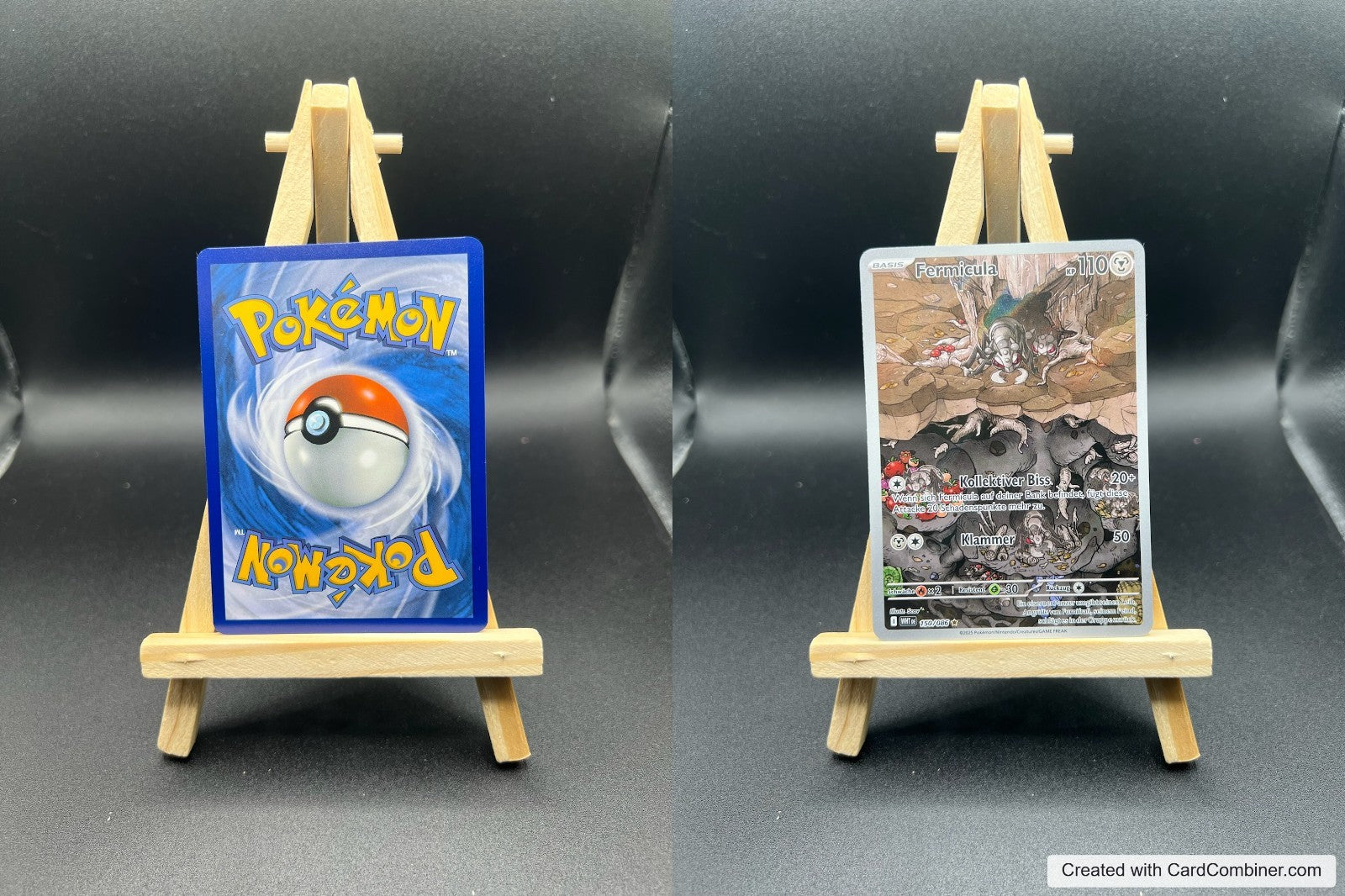 Fermicula WHT 150 Weiße Flammen Pokémon Karte Deutsch Near Mint