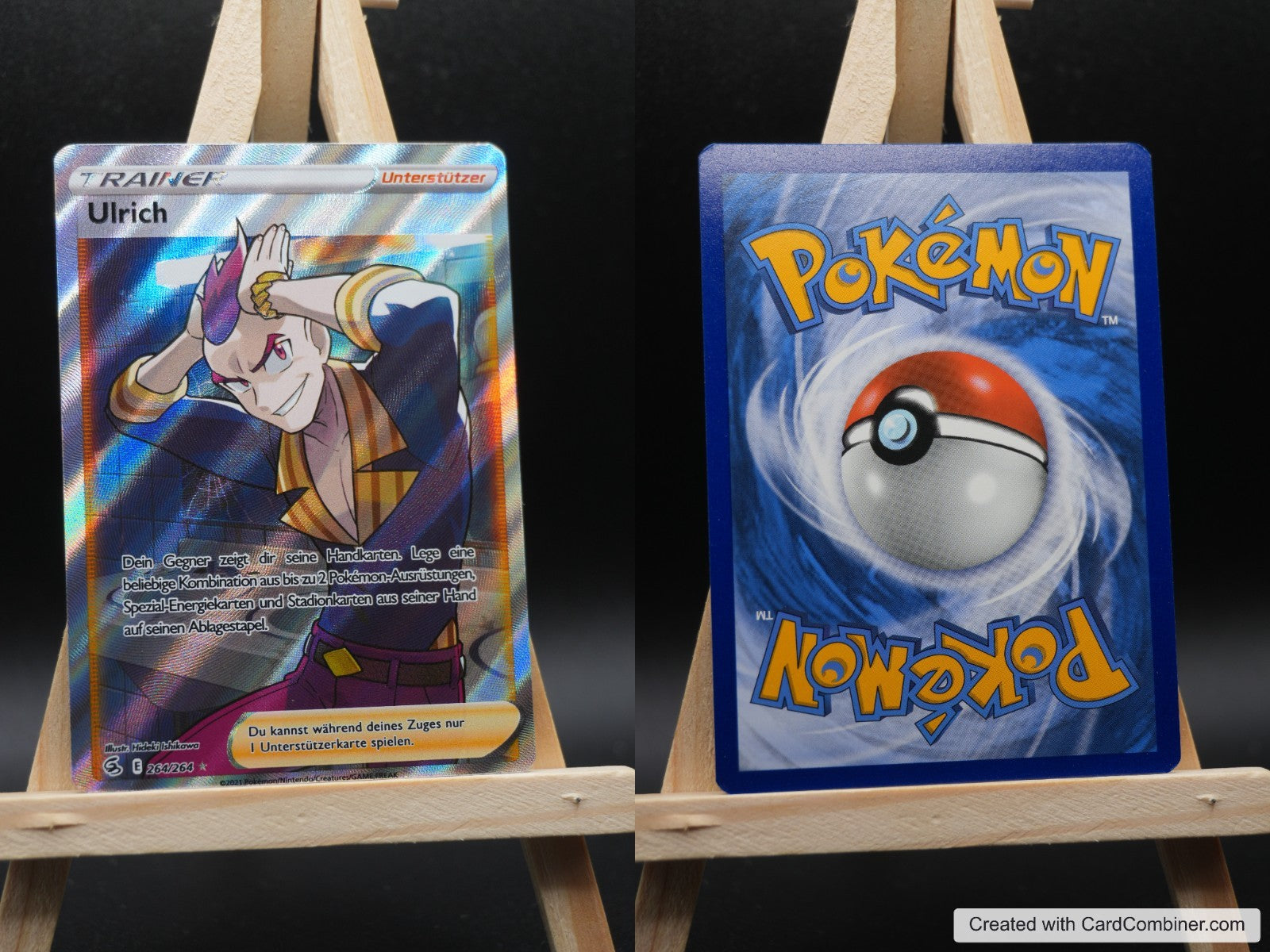Ulrich FST 264 Fusionsangriff Pokémon Karte Deutsch Near Mint