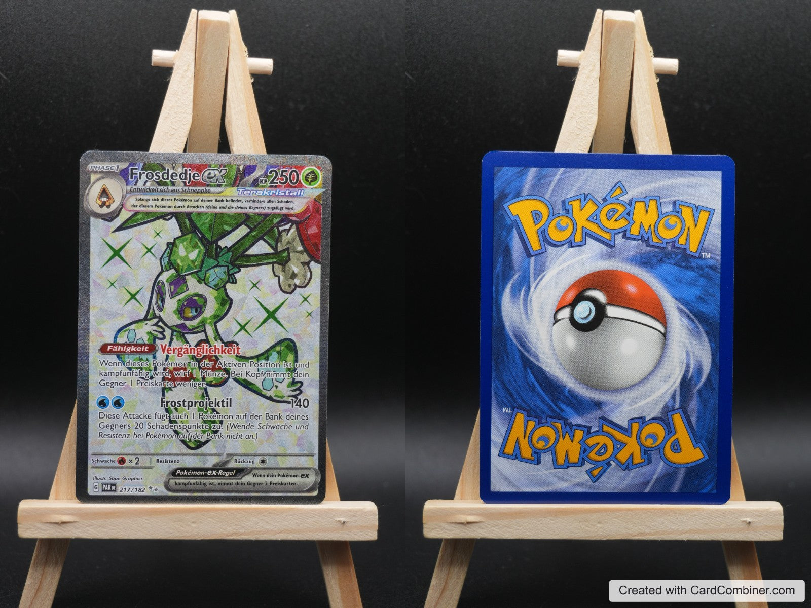 Frosdedje ex PAR 217 Paradoxrift Pokémon Karte Deutsch Near Mint