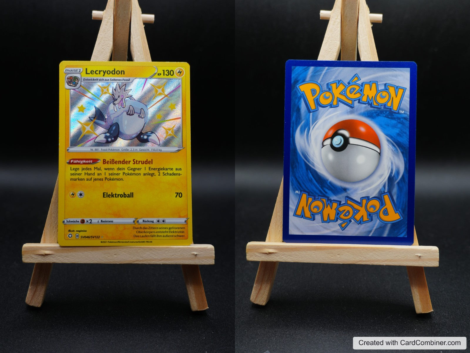 Lecryodon SHF SV46 Glänzendes Schicksal Pokémon Karte Deutsch Near Mint