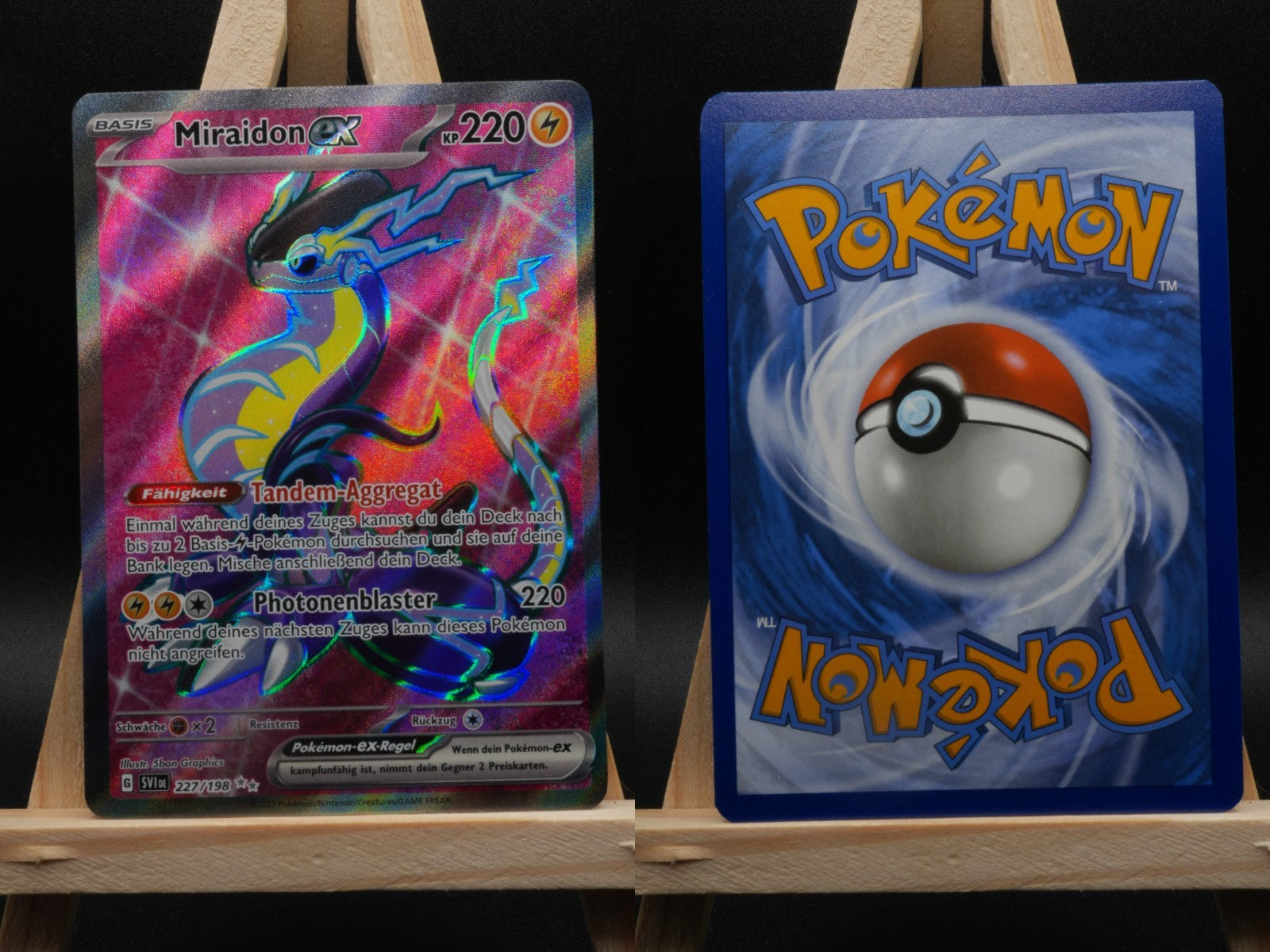 Miraidon 227/198 Ultra Rare Karmesin und Purpur DE NM Pokémon