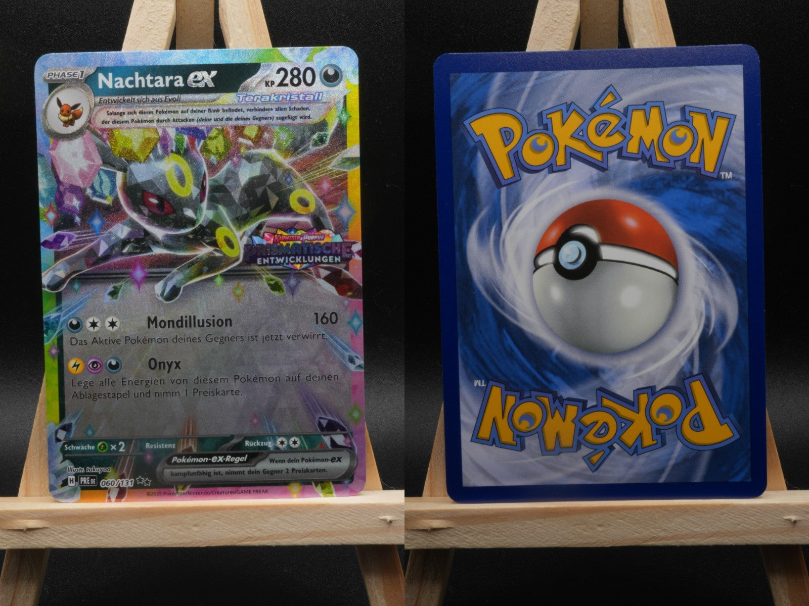 Nachtara ex 060/131 Promo Prismatische Entwicklungen: Ergänzungen DE NM Pokémon