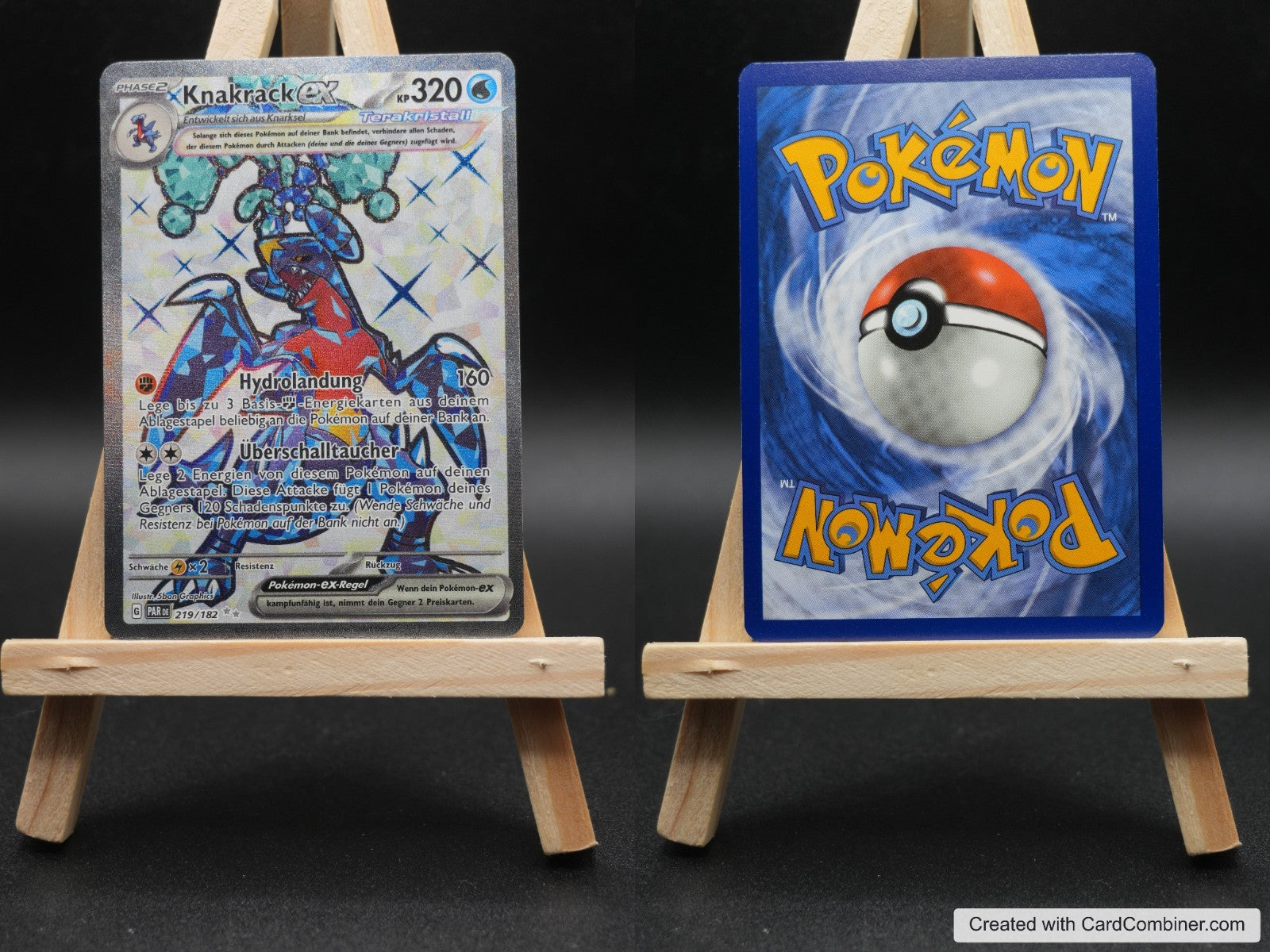 Knakrack ex PAR 219 Paradoxrift Pokémon Karte Deutsch Near Mint