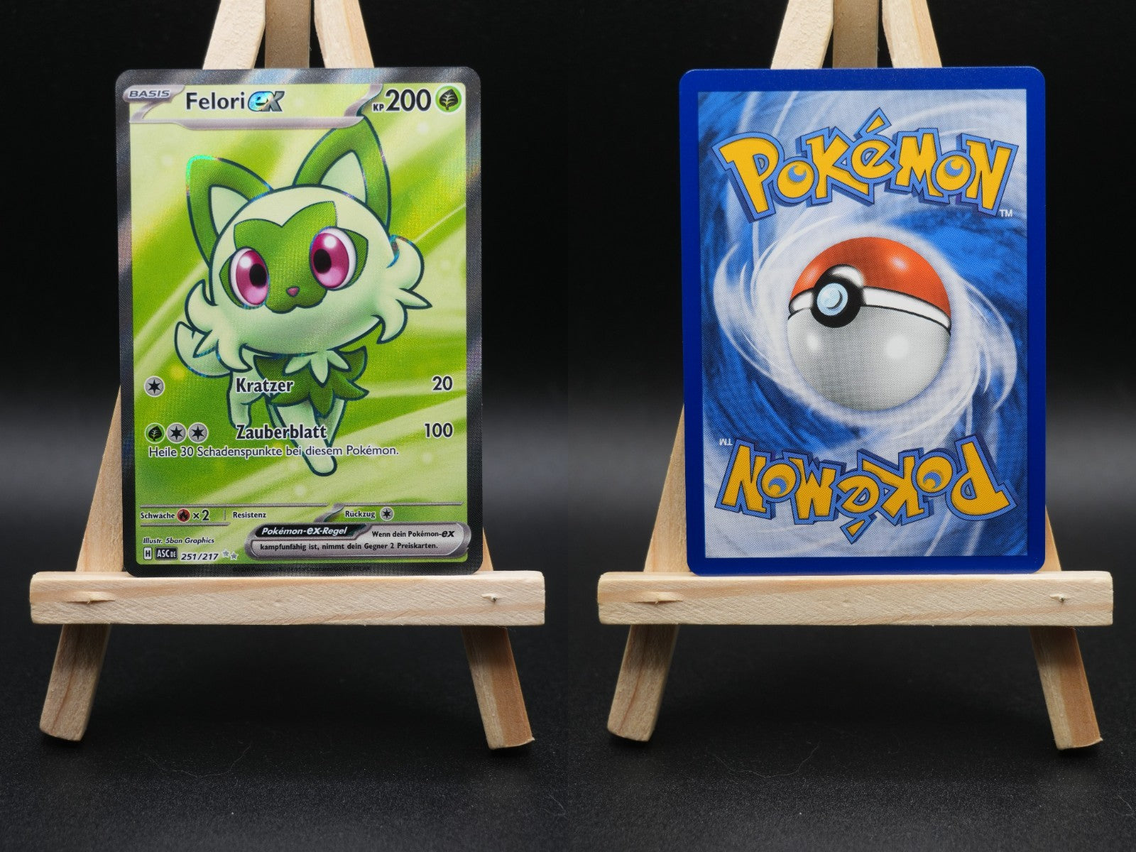 Felori ex ASC 251 Erhabene Helden Pokémon Karte Deutsch Near Mint