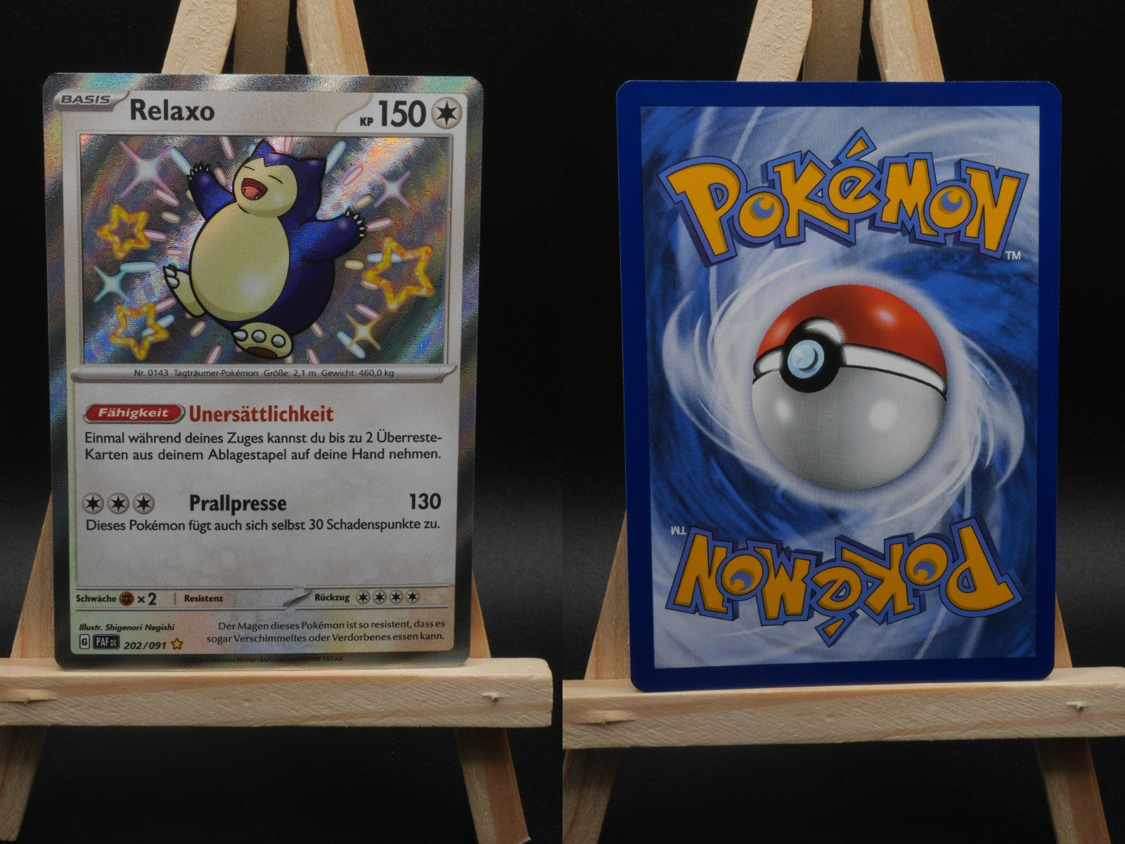 Relaxo PAF 202 Paldeas Schicksale Pokémon Karte Deutsch Near Mint