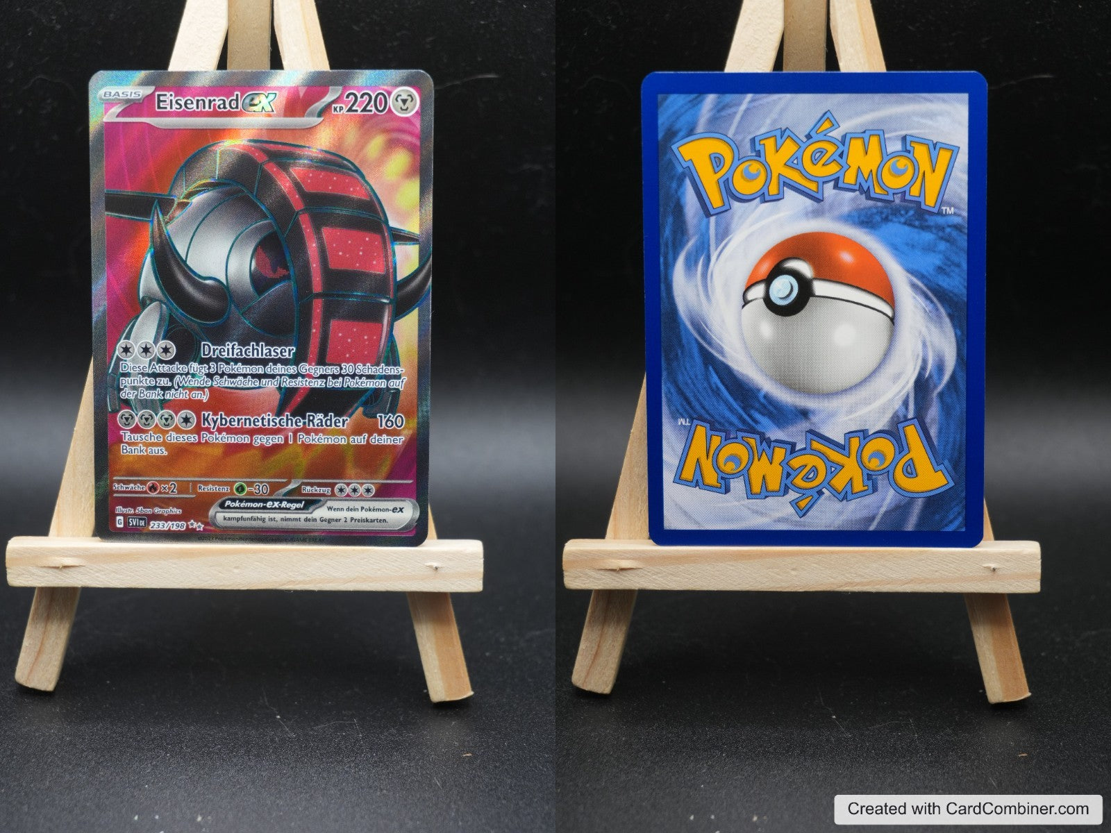 Eisenrad ex SVI 233 Karmesin und Purpur Pokémon Karte Deutsch Near Mint