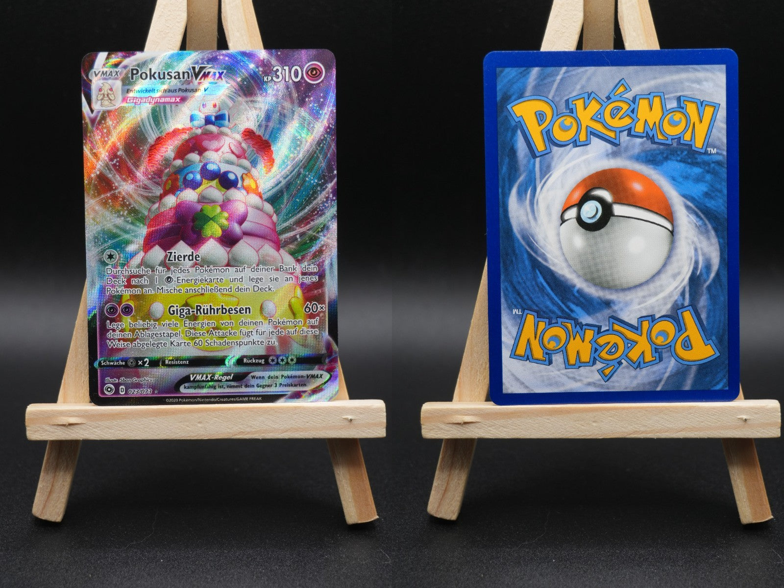 Pokusan VMAX CPA 23 Weg des Champs Pokémon Karte Deutsch Near Mint