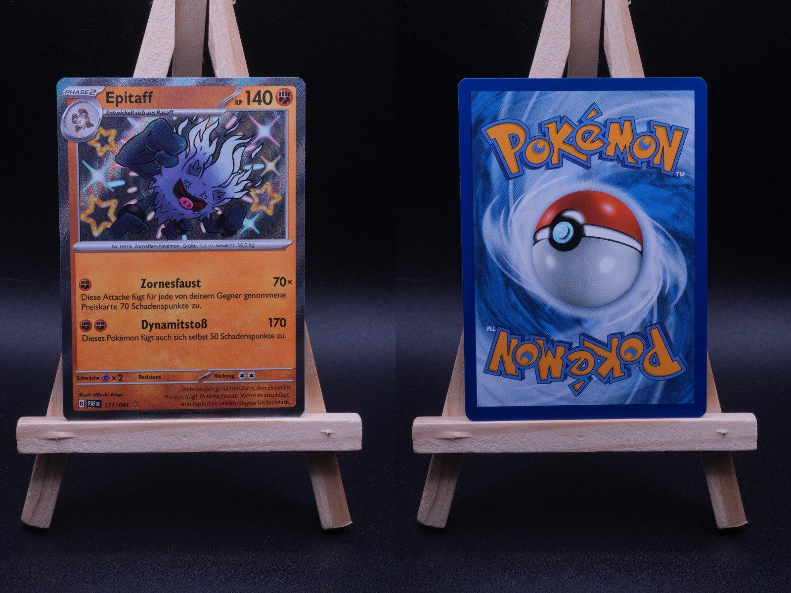 Epitaff PAF 171 Paldeas Schicksale Pokémon Karte Deutsch Near Mint