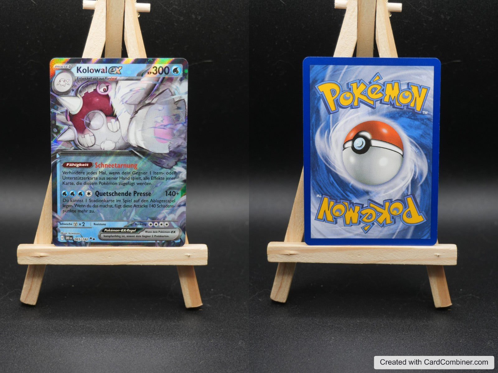 Kolowal ex DRI 065 Ewige Rivalen Pokémon Karte Deutsch Near Mint