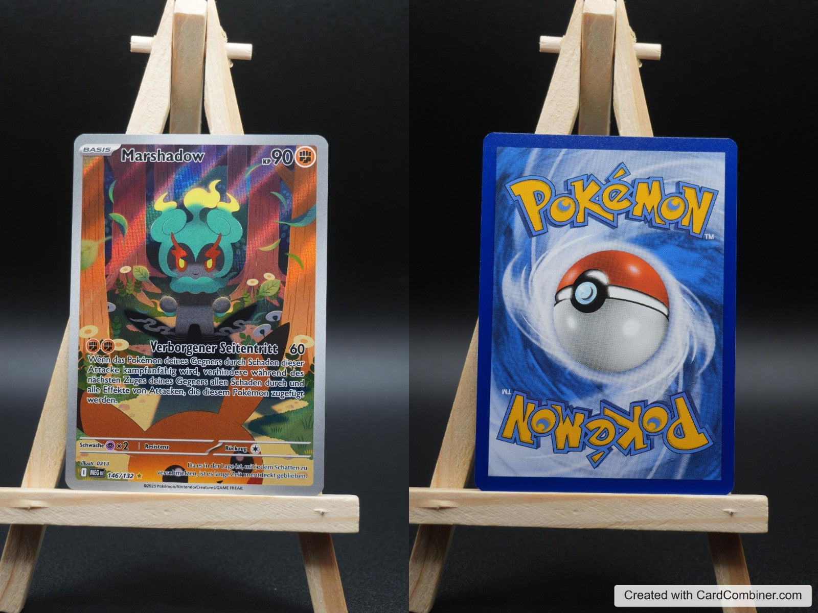 Marshadow (Marshadow) — MEG 146 — Illustration Rare — Deutsch — Near Mint (NM)
