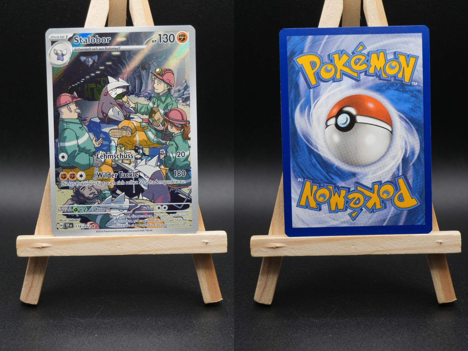 Stalobor TEF 174 Gewalten der Zeit Pokémon Karte Deutsch Near Mint