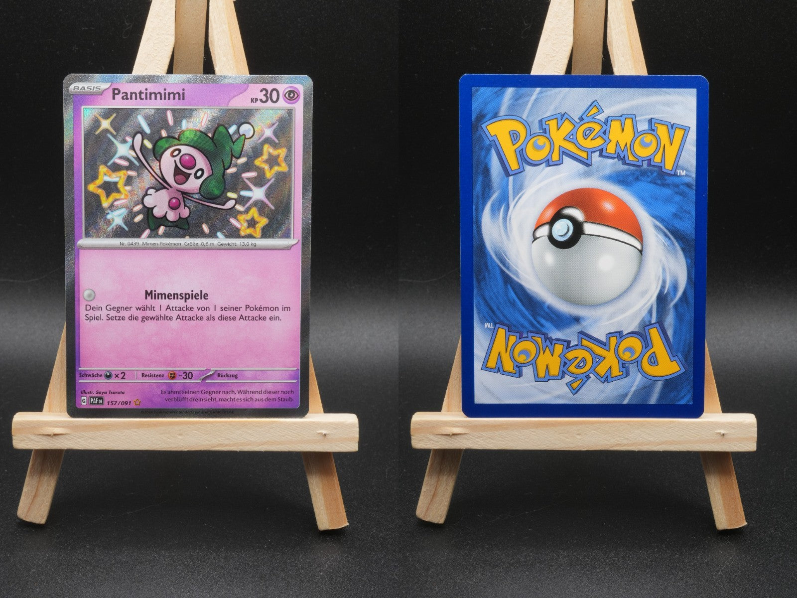 Pantimimi PAF 157 Paldeas Schicksale Pokémon Karte Deutsch Near Mint