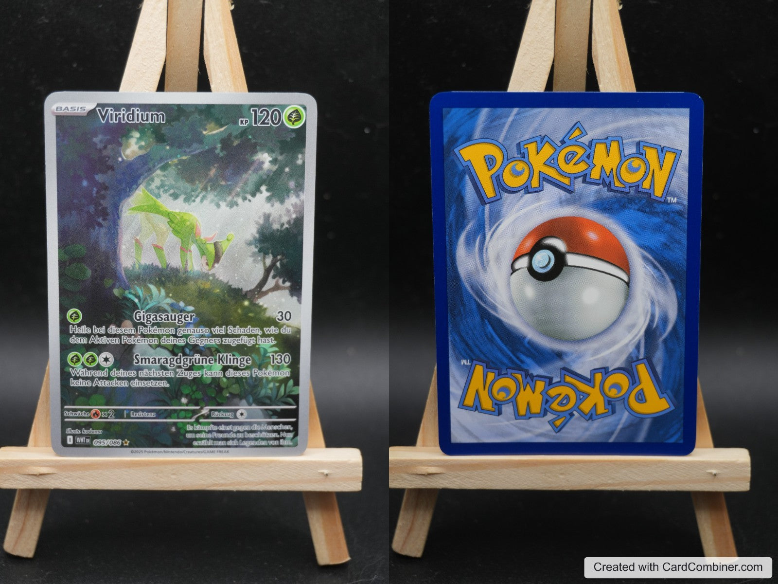 Viridium WHT 095 Weiße Flammen Pokémon Karte Deutsch Near Mint