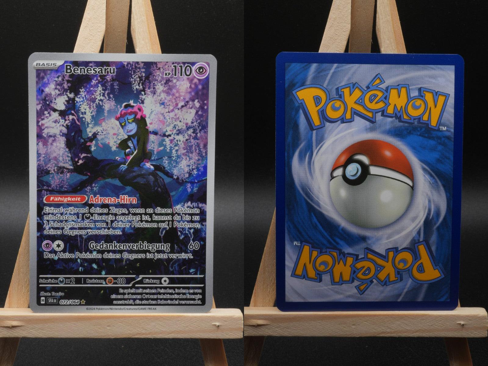 Benesaru SFA 072 Nebel der Sagen Pokémon Karte Deutsch Near Mint