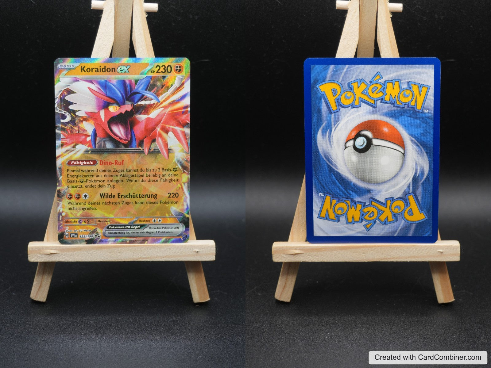 Koraidon ex SVI 125 Karmesin und Purpur Pokémon Karte Deutsch Near Mint