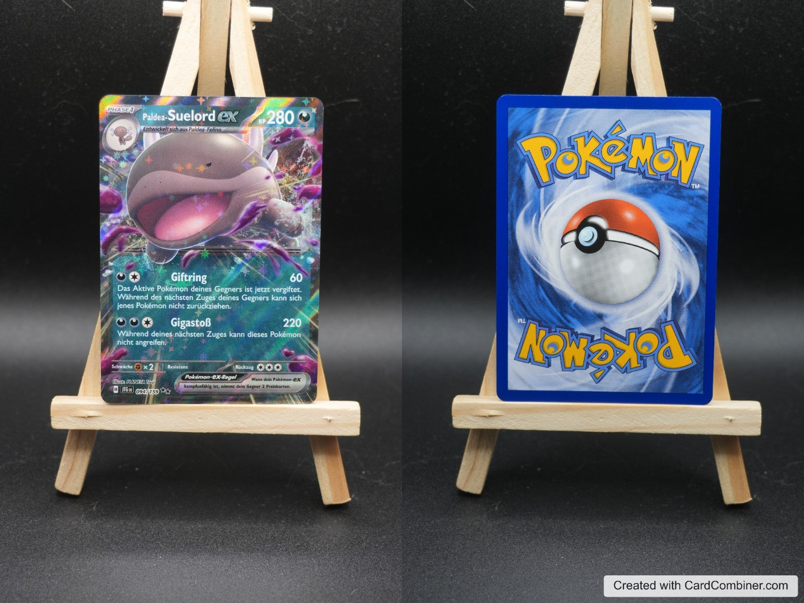 Paldea-Suelord ex JTG 094 Reisegefährten Pokémon Karte Deutsch Near Mint